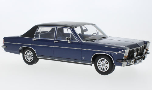 MCG 1:18 Scale Diecast Model Car - 1972 Opel Diplomat B 5.4L Automatic, Blue - MCG18336