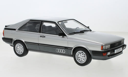 MCG 1:18 Scale Diecast Model Car - 1980 Audi Coupe GT, Silver