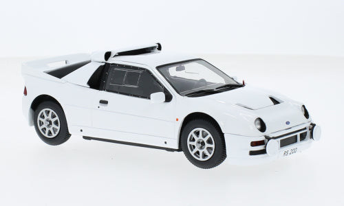Whitebox 1:24 Scale Diecast Model Car - 1984 Ford RS 200, White