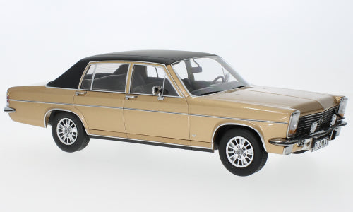 MCG 1:18 Scale Diecast Model Car - 1972 Opel Diplomat B 5.4L Automatic in Gold