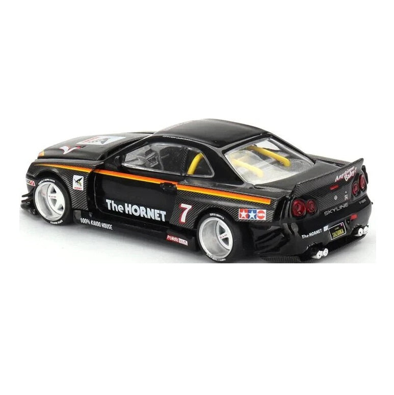Mini Gt Kaido House 1:64 Nissan Skyline GT-R (R34) Tamiya X The Hornet - KHMG093