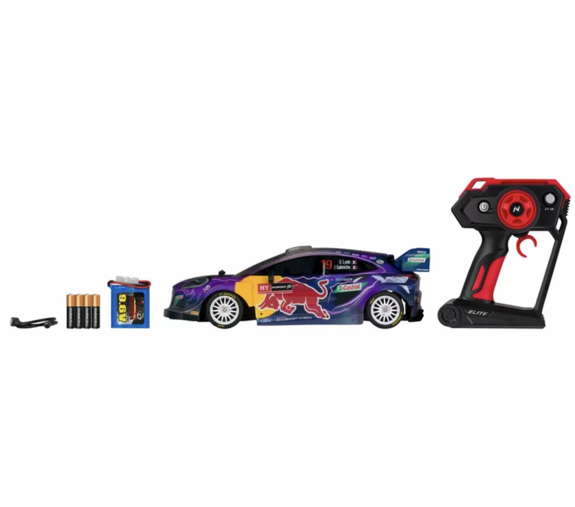 Nikko 1:14 Elite Radio Control - Ford Puma Red Bull Race RC Car – High Speed Remote Control Car 2.4GHz