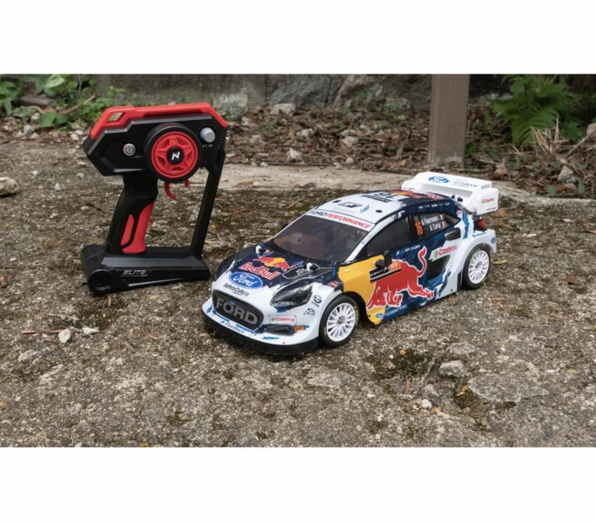 Nikko 1:14 Elite Radio Control - Ford Puma Red Bull Race RC Car – High Speed Remote Control Car 2.4GHz