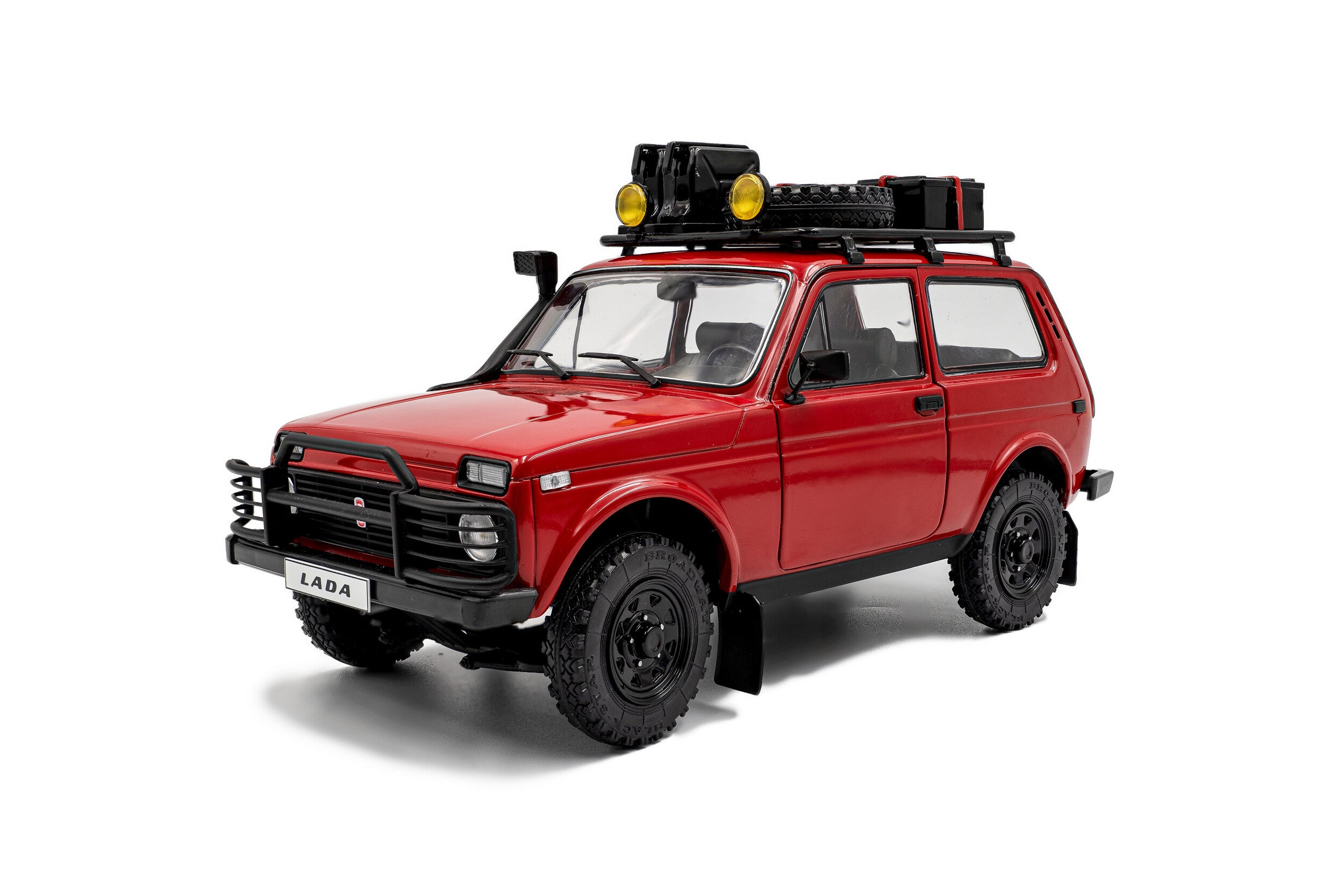 SOLIDO 1:18 Scale Diecast, 1980 Lada Niva, Red - S1807306