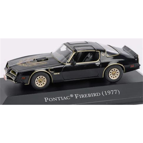MAG 1:43 Scale Diecast Model Car Pontiac Firebird Trans AM (1977) Smokey and the Bandit - Black - PP03