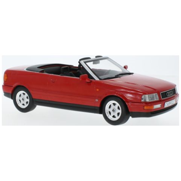 MCG 1:18 Scale Diecast Model Car -  1991 Audi Cabriolet - Red