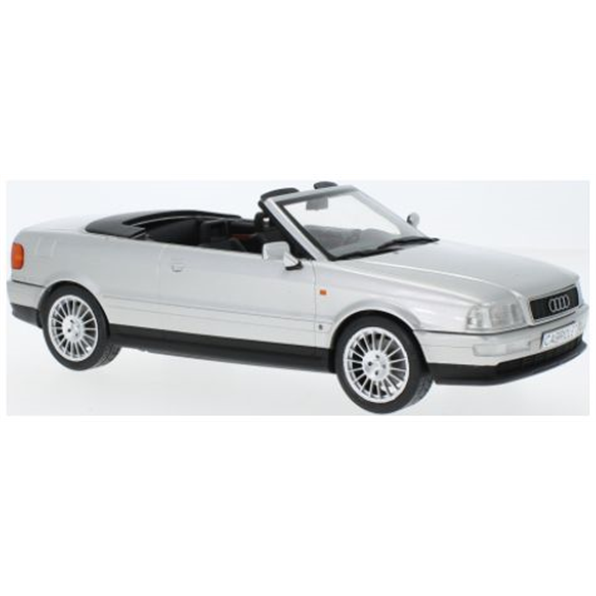 MCG 1:18 Scale Diecast Model Car - 1991 Audi Cabriolet - Silver
