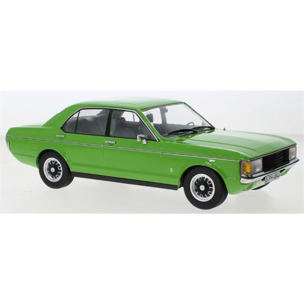 MCG 1:18 Scale Diecast Model Car - 1975 Ford Granada MK 1, Metallic Green (LHD)