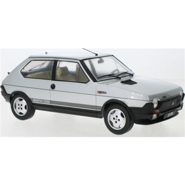 MCG 1:18 Scale Diecast Model Car - 1980 Fiat Ritmo TC 125 Abarth - Silver
