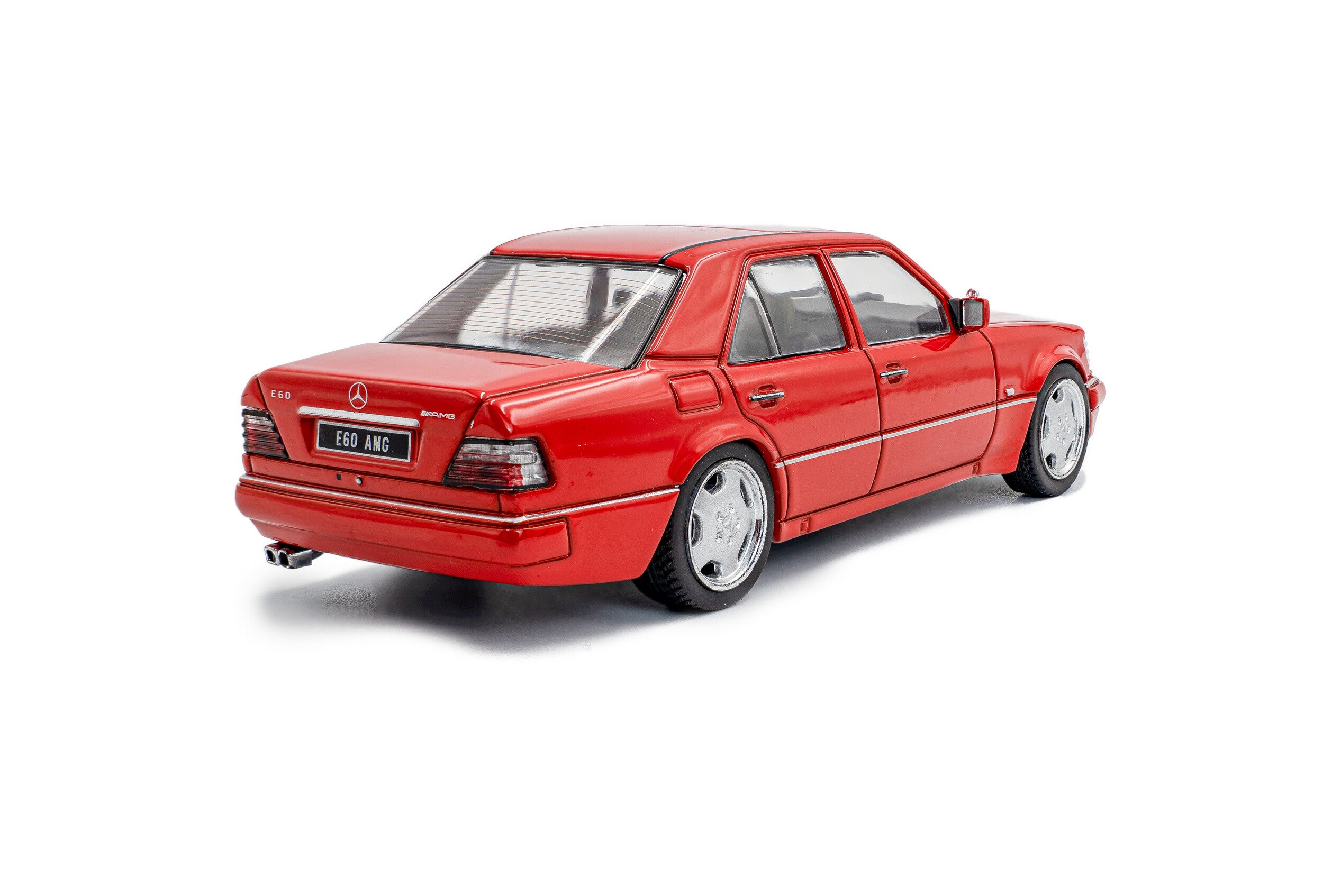 SOLIDO 1:43 Diecast Model, 1994 Mercedes Benz E60 AMG, Signal Red - S4313204