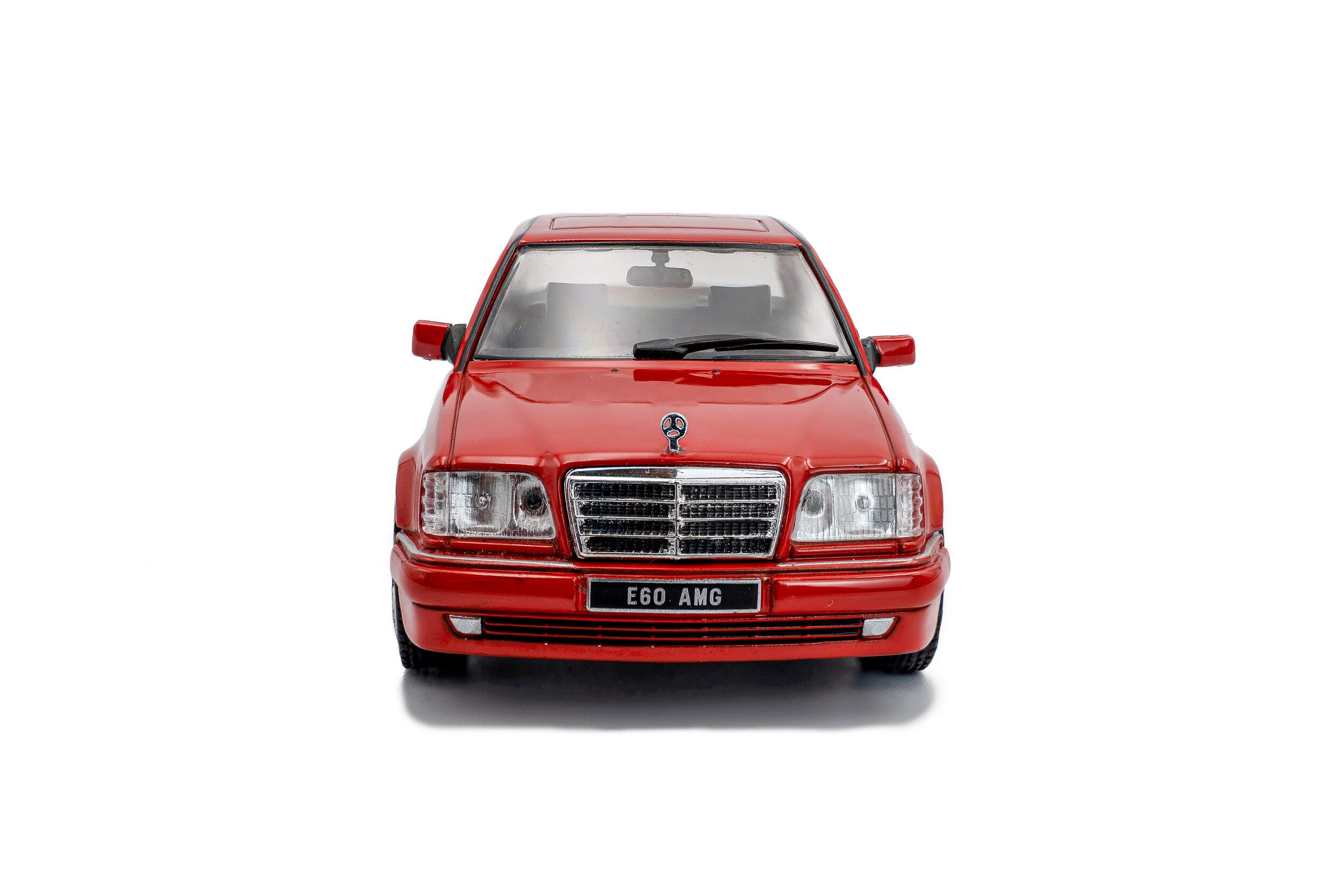 SOLIDO 1:43 Diecast Model, 1994 Mercedes Benz E60 AMG, Signal Red - S4313204