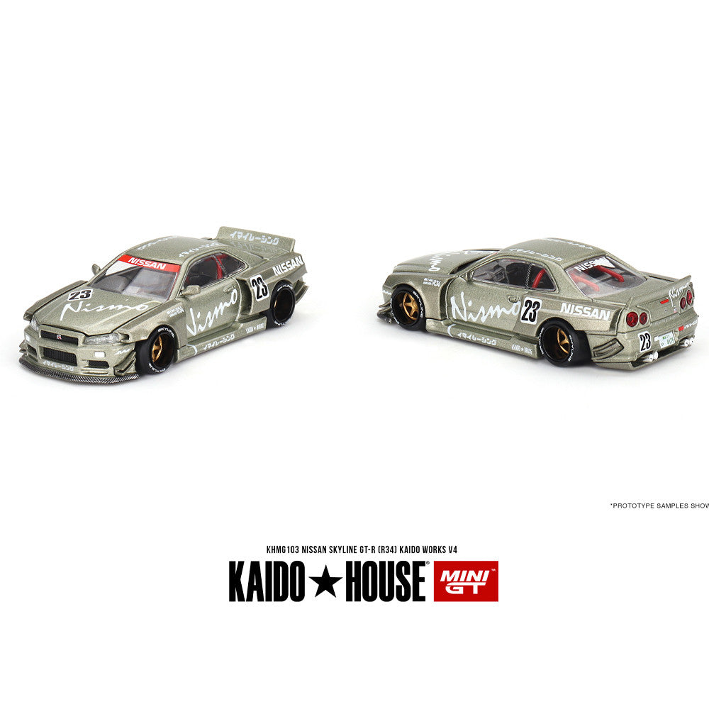 MiniGT 1:64 NISSAN SKYLINE GT-R (R34) Nismo Kaido Works V4 - KHMG103