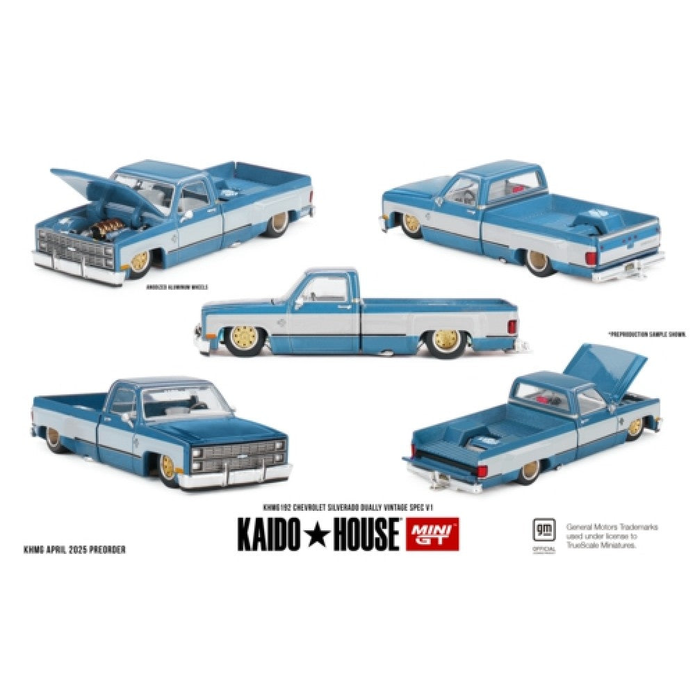 Mini GT 1:64 Kaido House - Chevrolet Silverado Pick Up Dually Vintage Spec - KHMG192
