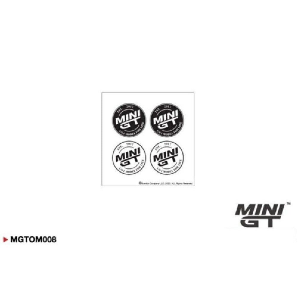 MINI GT - ROUND LOGO MINI STICKER SET (9.5x9.5cm) - MGTOM008