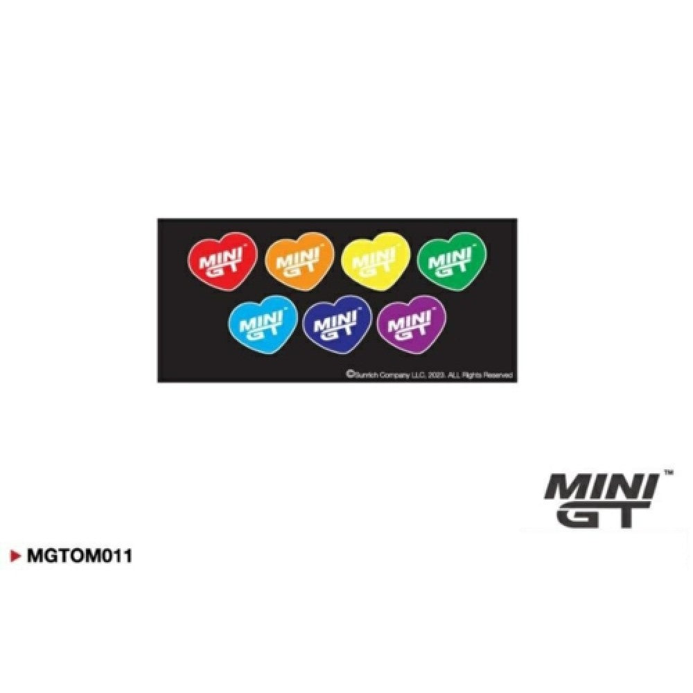 MINI GT COLOURFUL HEARTS STICKER SET (7.3X16CM) - MGTOM011