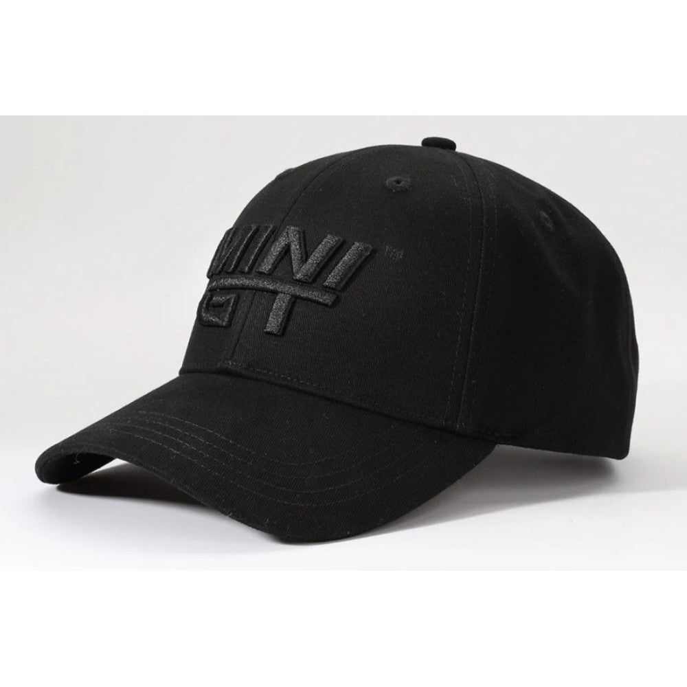 MINI GT CAP - BLACK WITH BLACK PUFF LOGO - MGTOM037