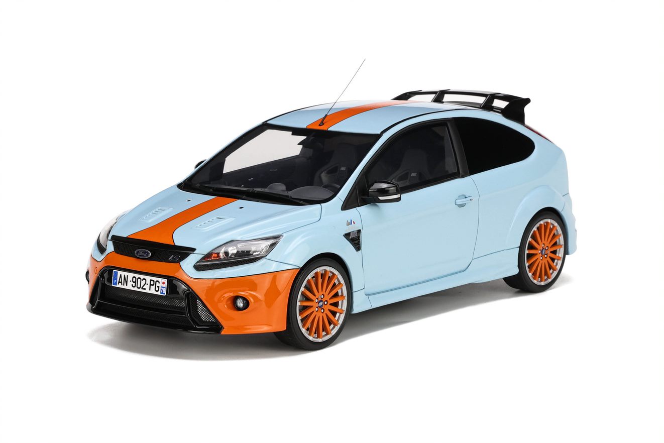 OTTO 1:18 Scale Resin Model Car - Ford Focus RS MK2 - Le Mans - Blue (OT1011)