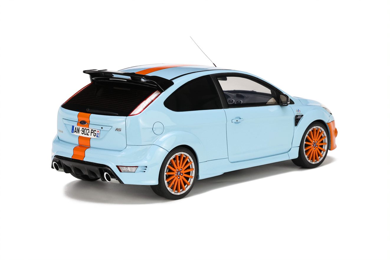 OTTO 1:18 Scale Resin Model Car - Ford Focus RS MK2 - Le Mans - Blue (OT1011)