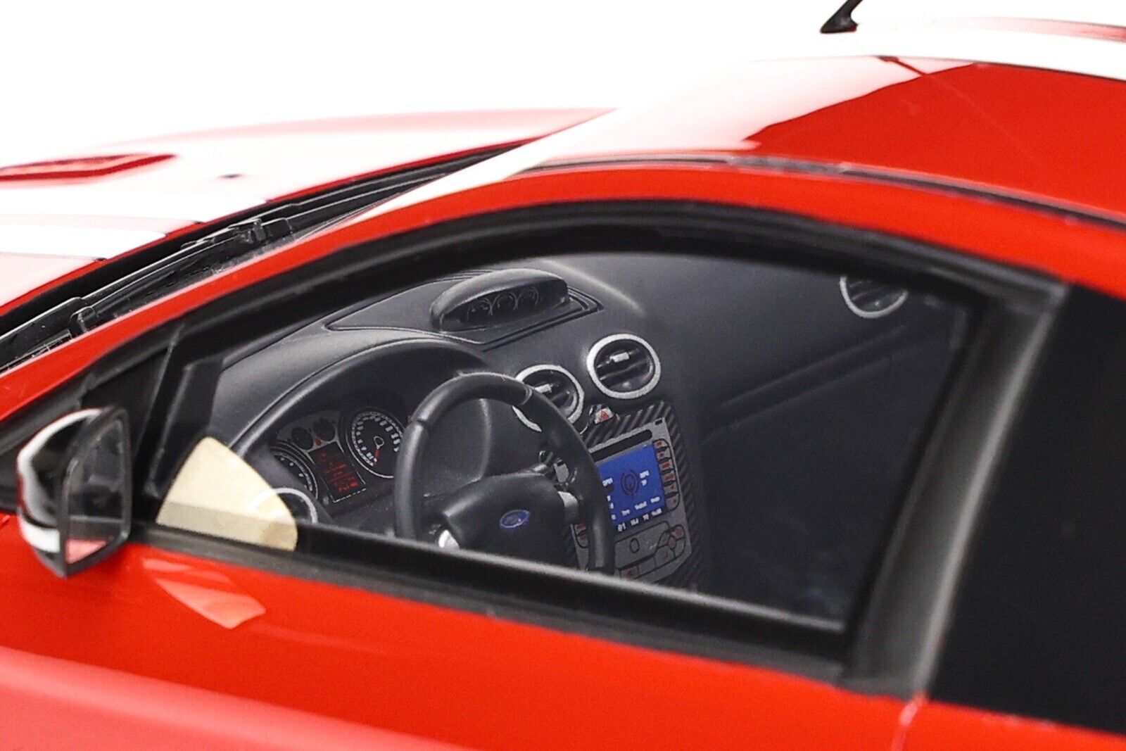 OTTO 1:18 Scale Resin Model Car -  Ford Focus RS MK2  - Le Mans  - Red (OT1007)