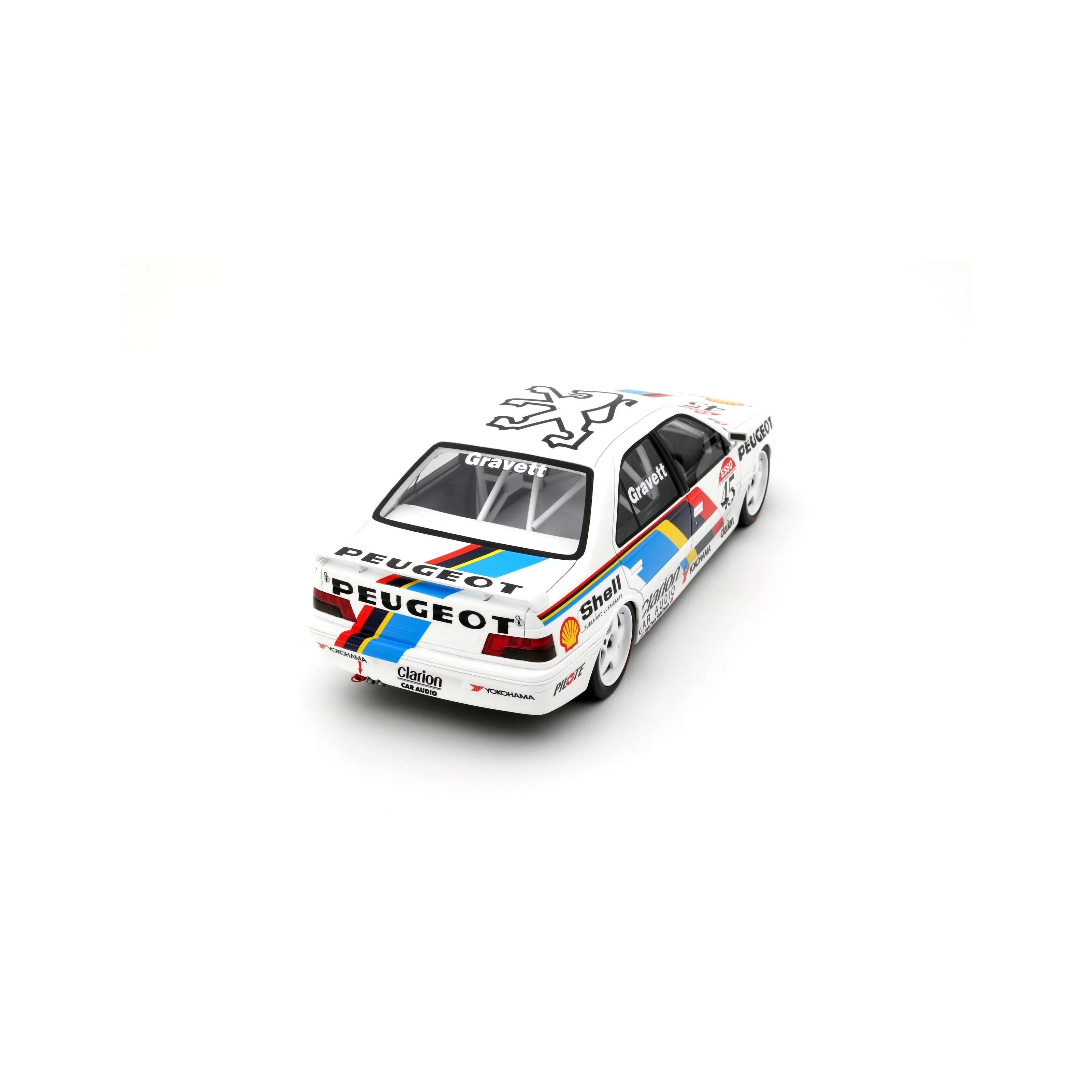OTTO 1:18 Scale Resin - Peugeot 405 MI16 BTCC 1992 - White - OT1141