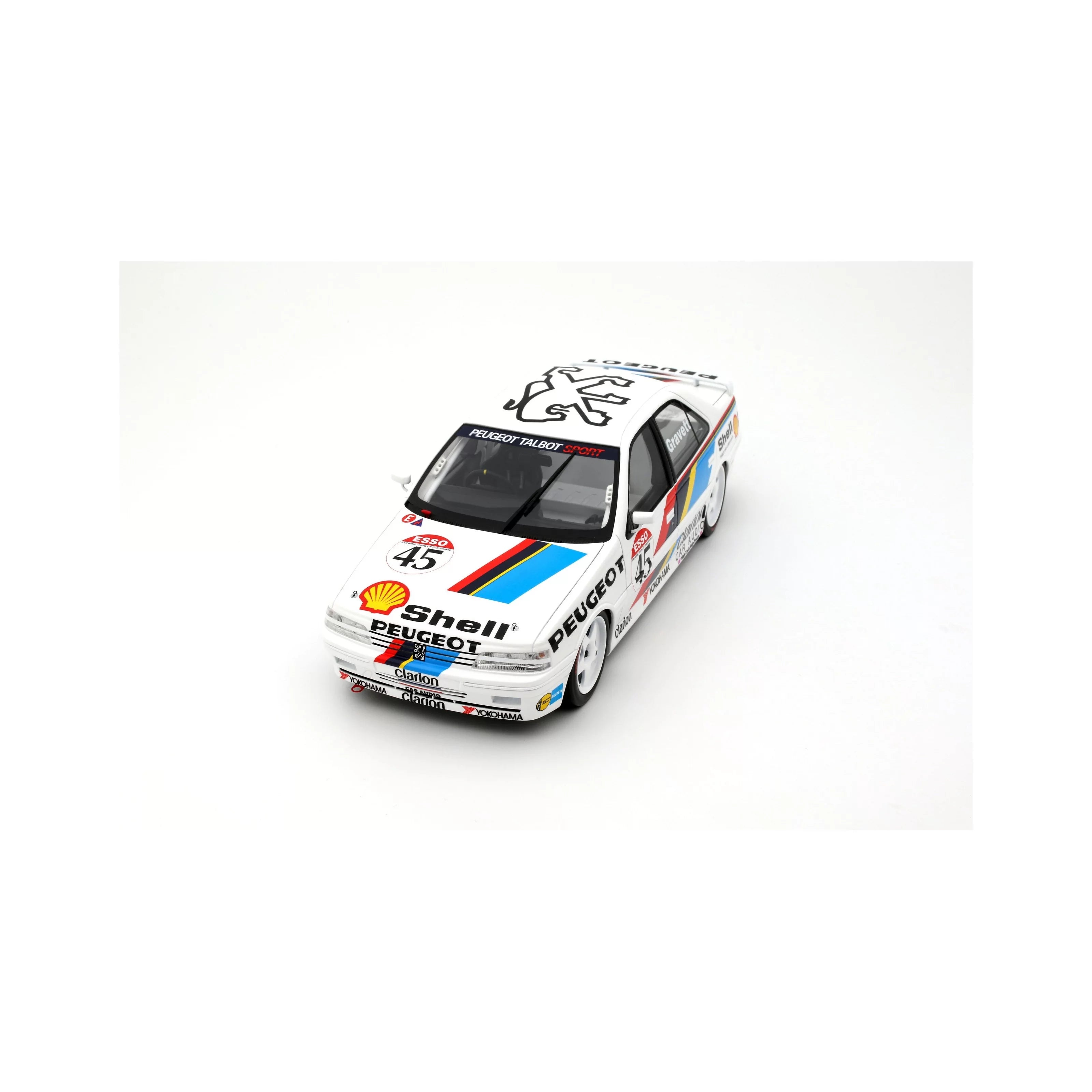 OTTO 1:18 Scale Resin - Peugeot 405 MI16 BTCC 1992 - White - OT1141