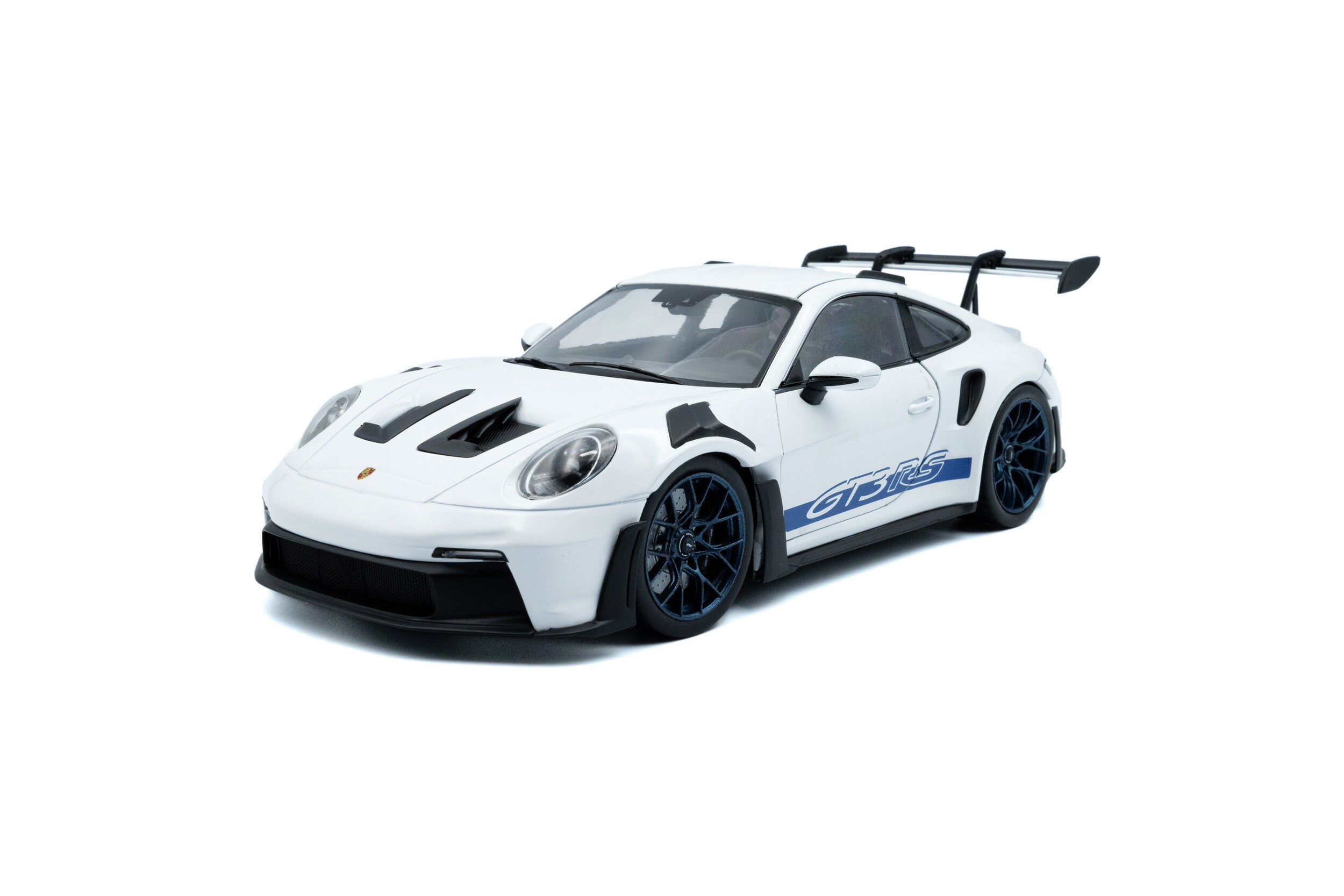 SOLIDO 1:18 Scale Diecast Model, 2024 Porsche 911 992 GT3 RS COUPE - White - S1812102