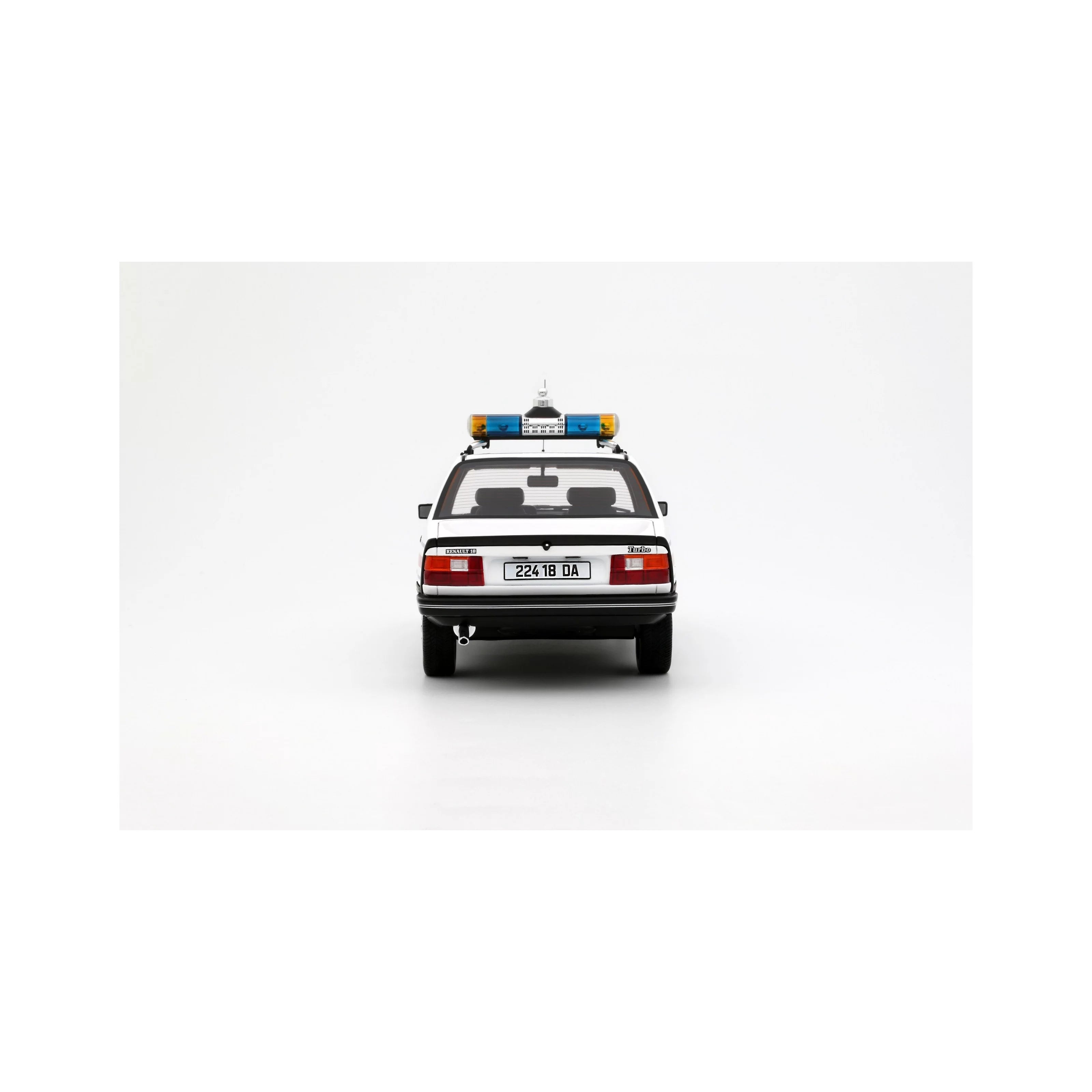 OTTO 1:18 Scale Resin - 1982 RENAULT 18 TURBO POLICE NATIONALE - OT1156