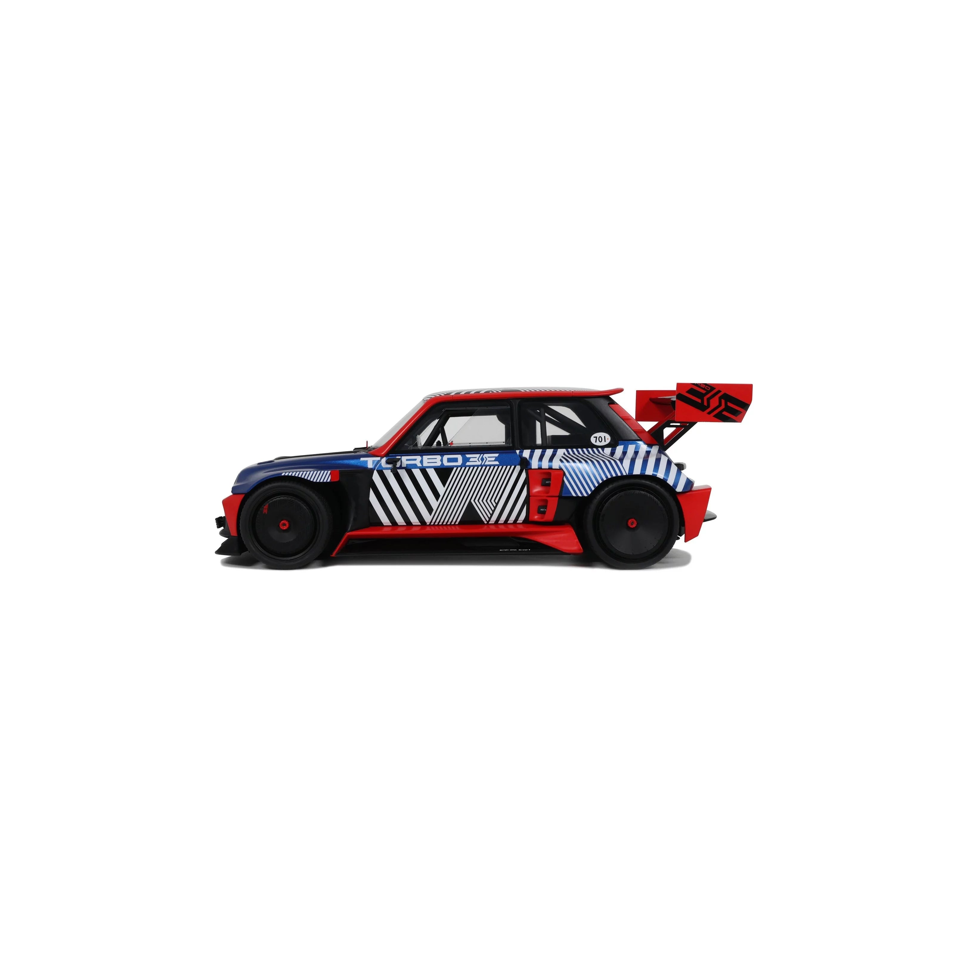 OTTO 1:18 Scale Resin - 2023 Renault 5 Turbo 3E E-Tech - Metal Blue - OT1175