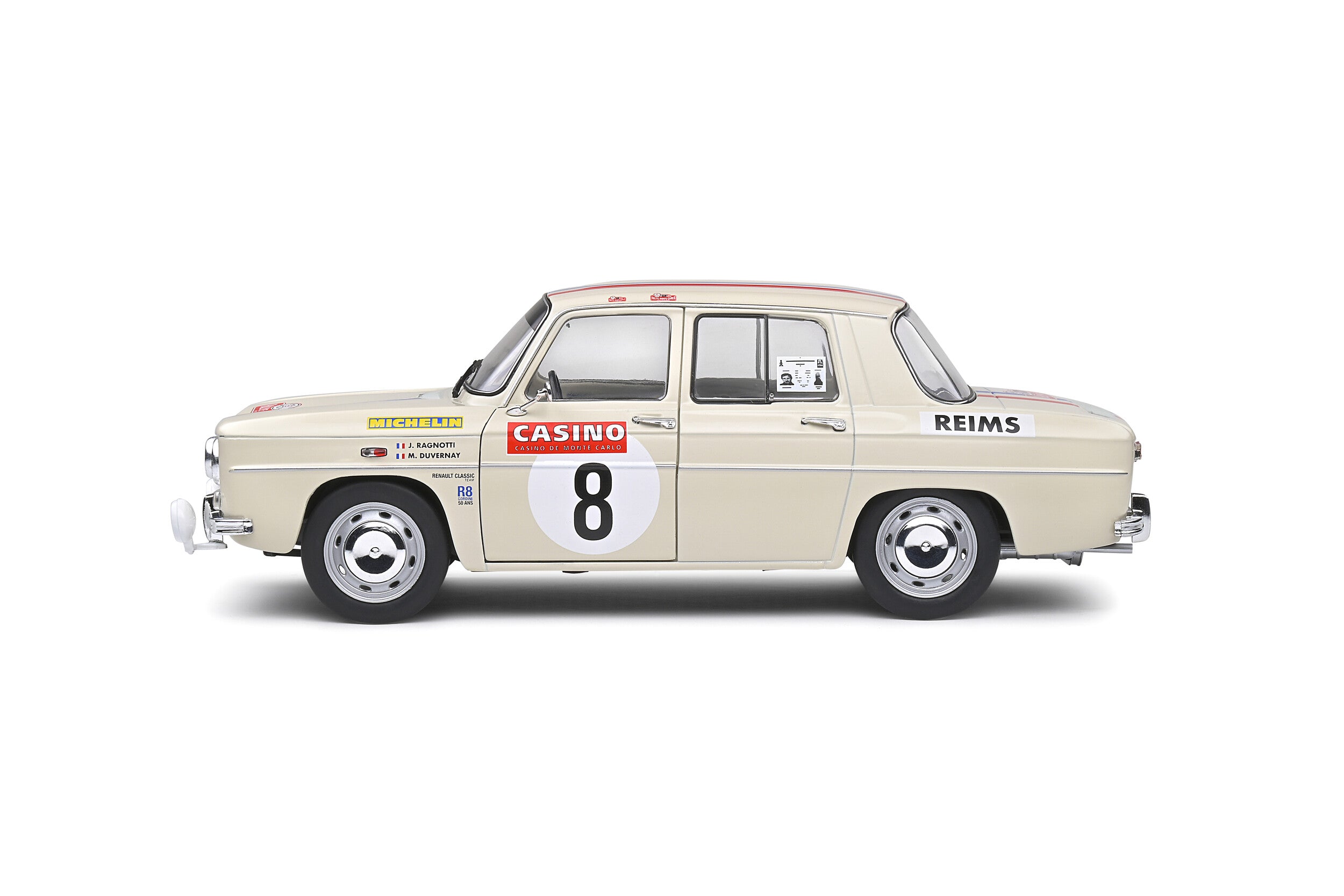 SOLIDO 1:18 Scale Diecast Model Car RENAULT 8 GORDINI 2014 Monte Carlo Rally