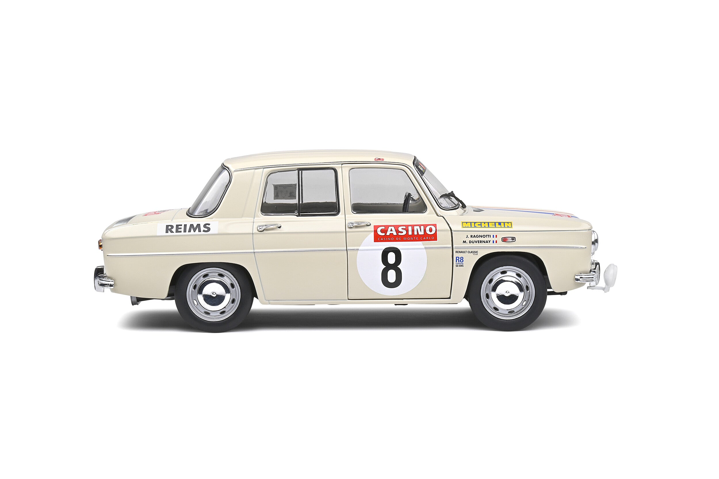 SOLIDO 1:18 Scale Diecast Model Car RENAULT 8 GORDINI 2014 Monte Carlo Rally