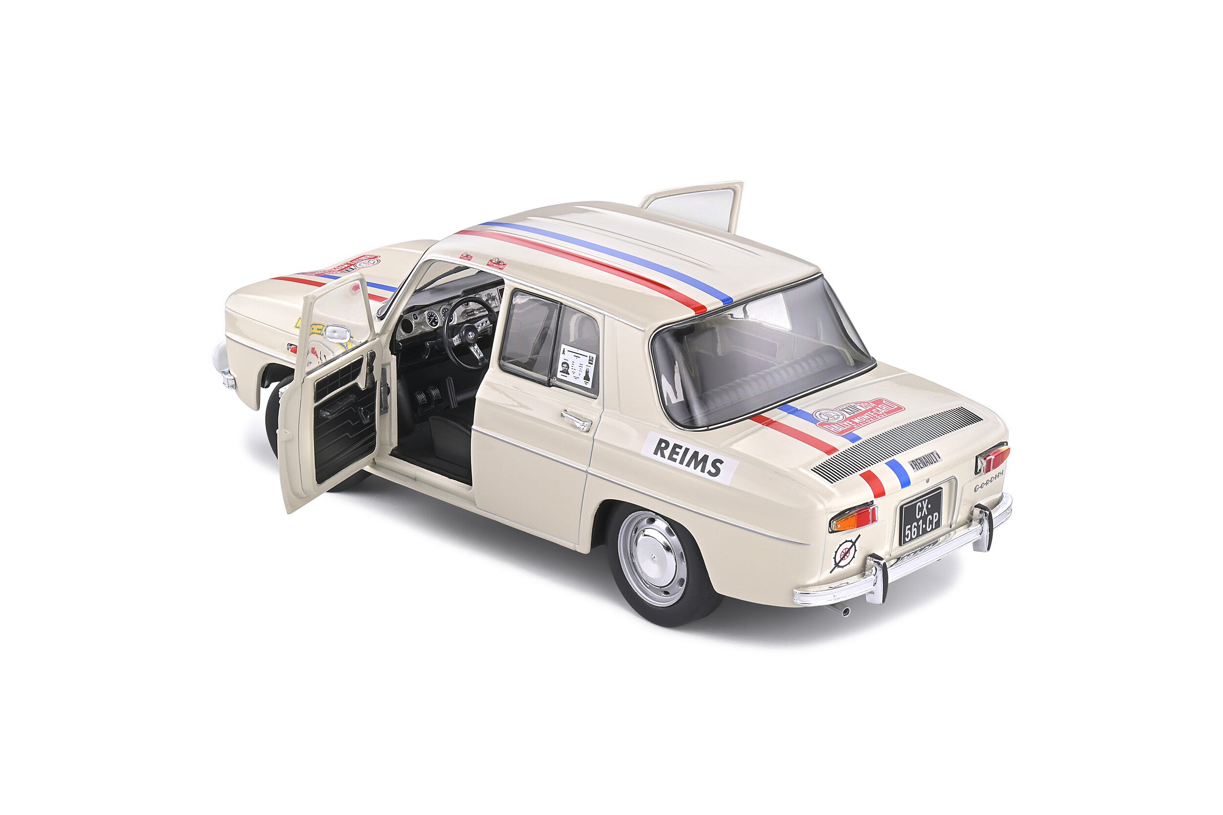 SOLIDO 1:18 Scale Diecast Model Car RENAULT 8 GORDINI 2014 Monte Carlo Rally