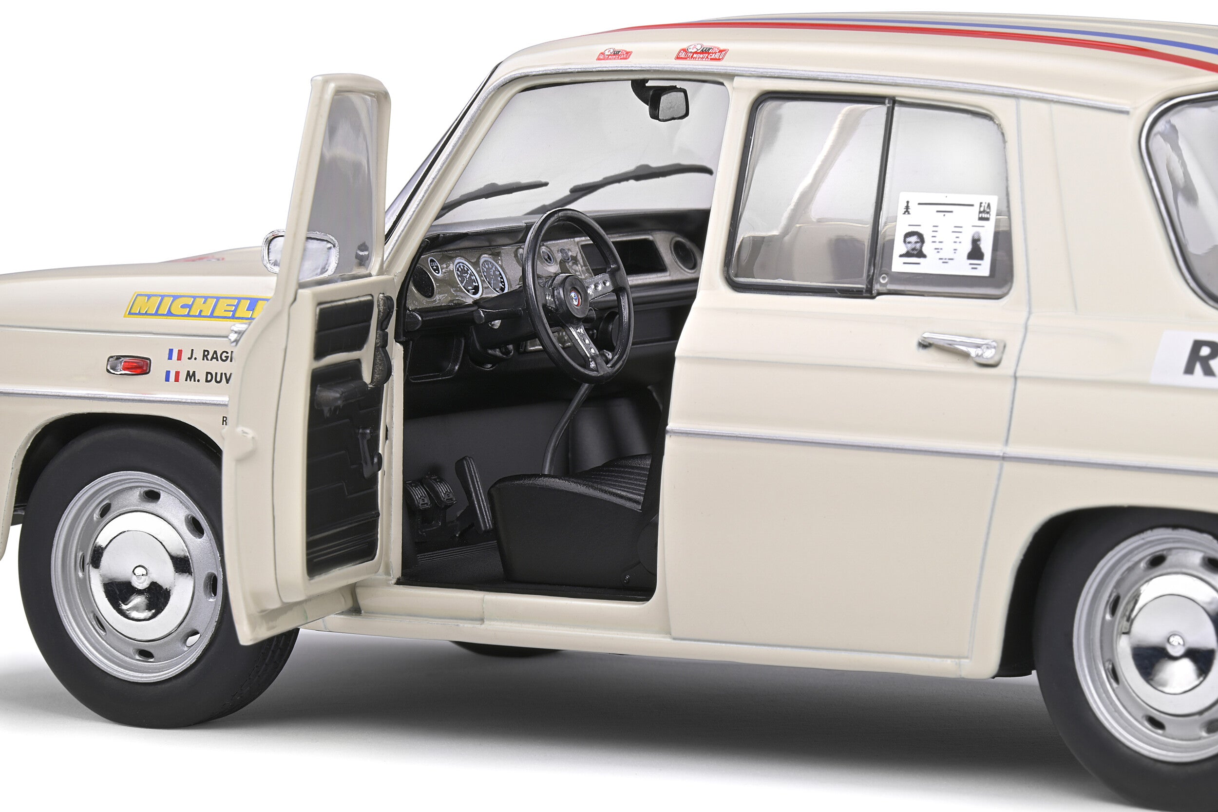 SOLIDO 1:18 Scale Diecast Model Car RENAULT 8 GORDINI 2014 Monte Carlo Rally