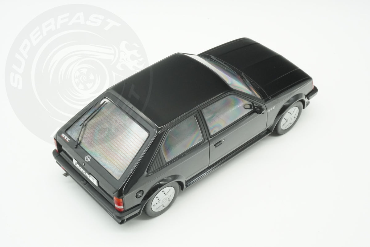MCG 1:18 Scale Diecast Model Car - Opel Kadett D GTE (Vauxhall Astra mk1) Black