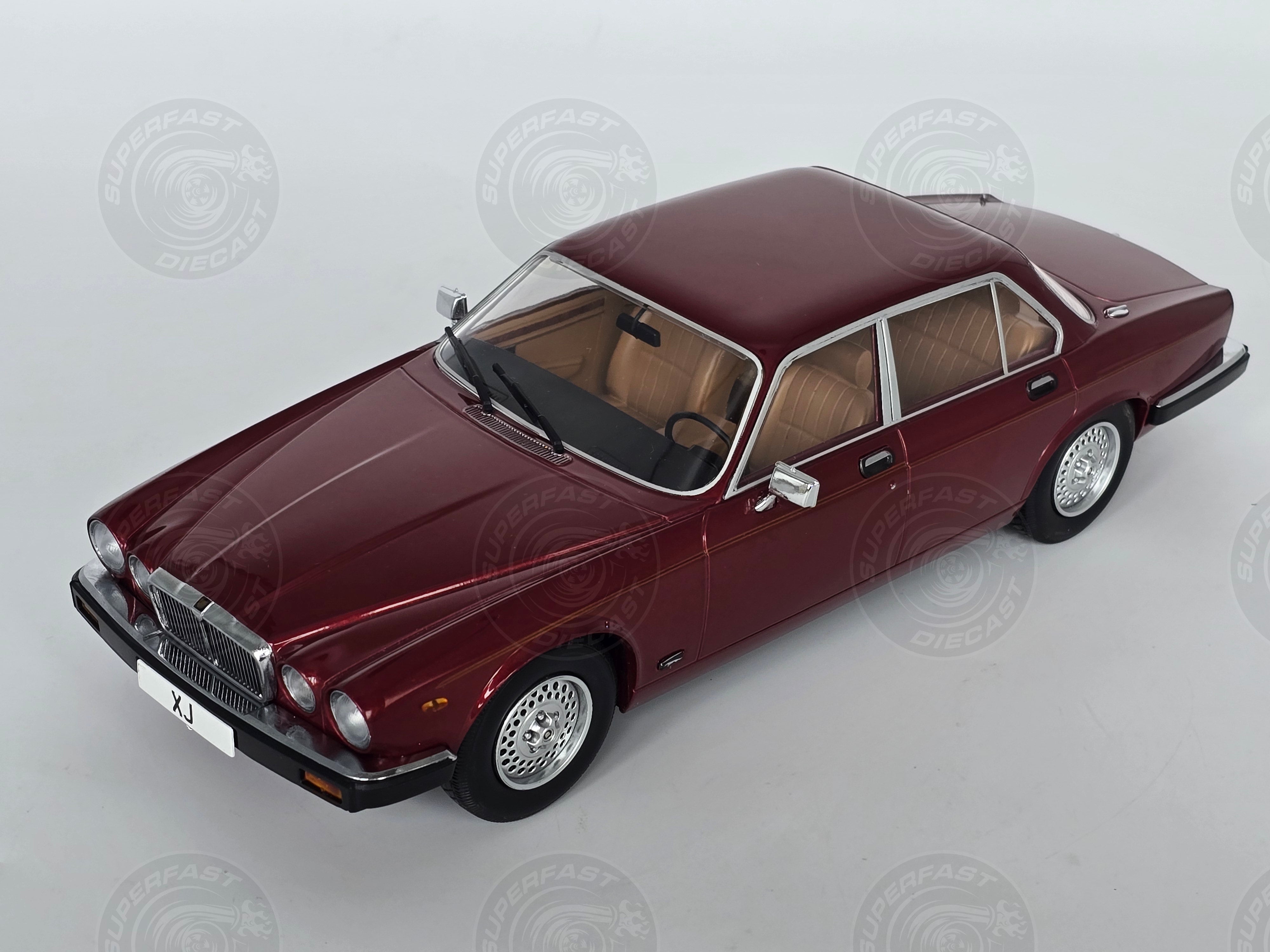 MCG 1:18 Scale Diecast - 1979 Jaguar XJ Series III, Dark Red - MCG18176
