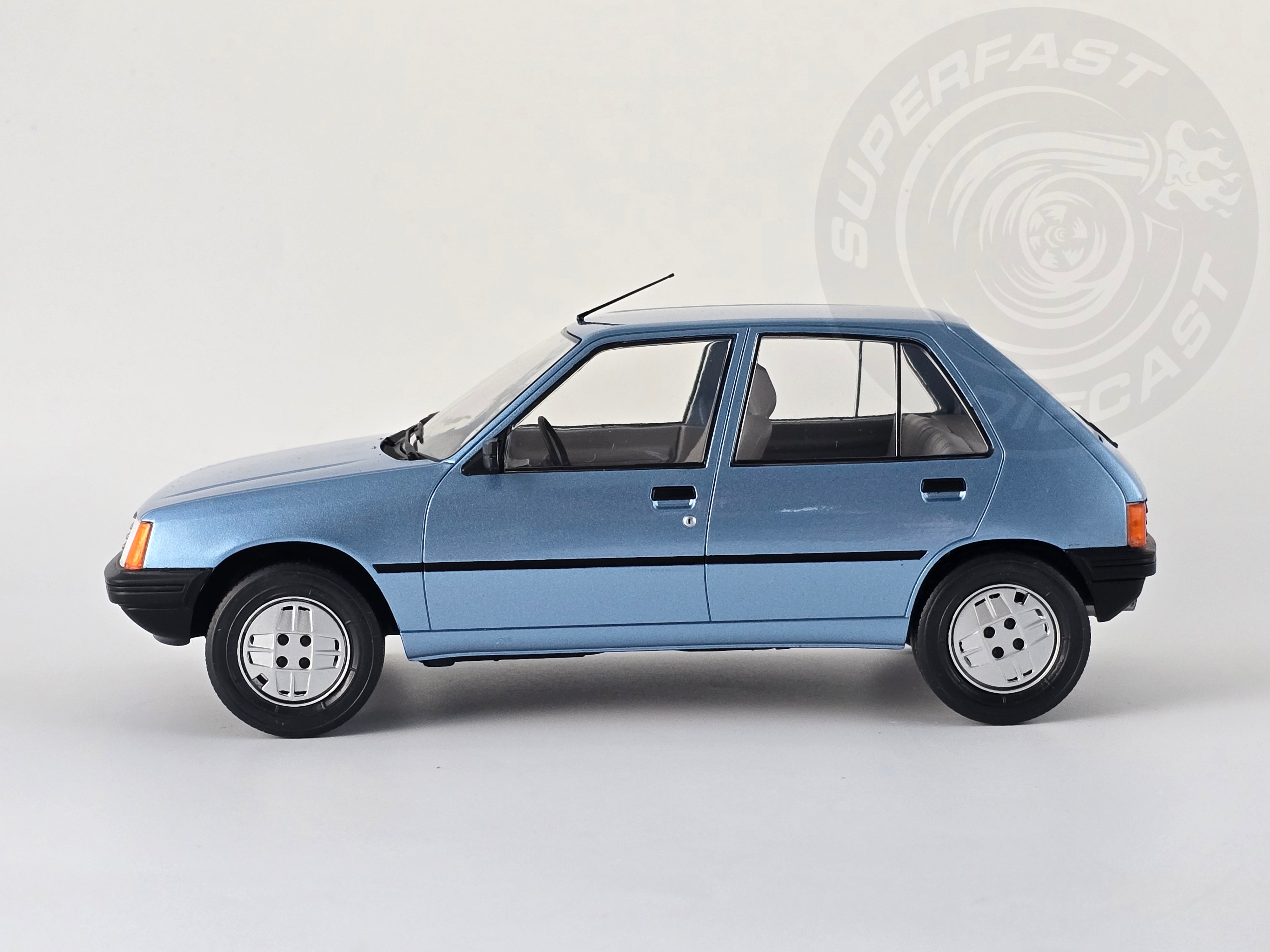 MCG 1:18 Scale - 1984 Peugeot 205, Light Blue - MCG18491