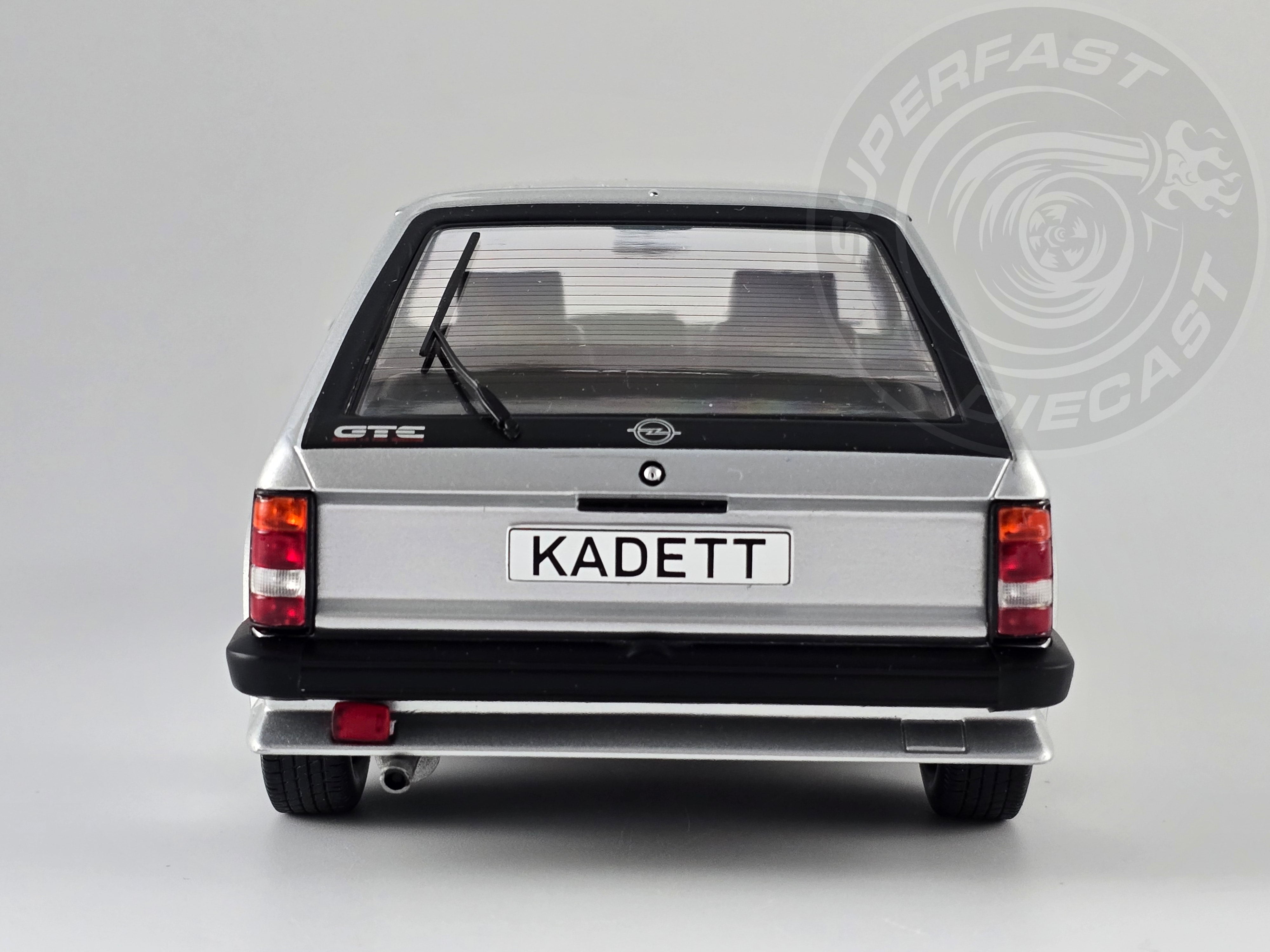 MCG 1:18 Scale Diecast Model Car - Opel Kadett D GTE (Vauxhall Astra mk1) Silver - MCG18533