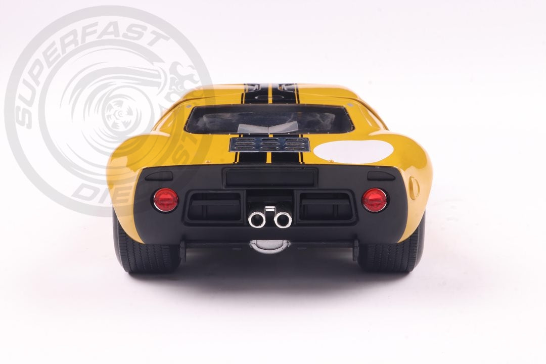 SOLIDO 1:18 Scale - 1968 Ford GT40 Mk1 - Yellow - S1803011