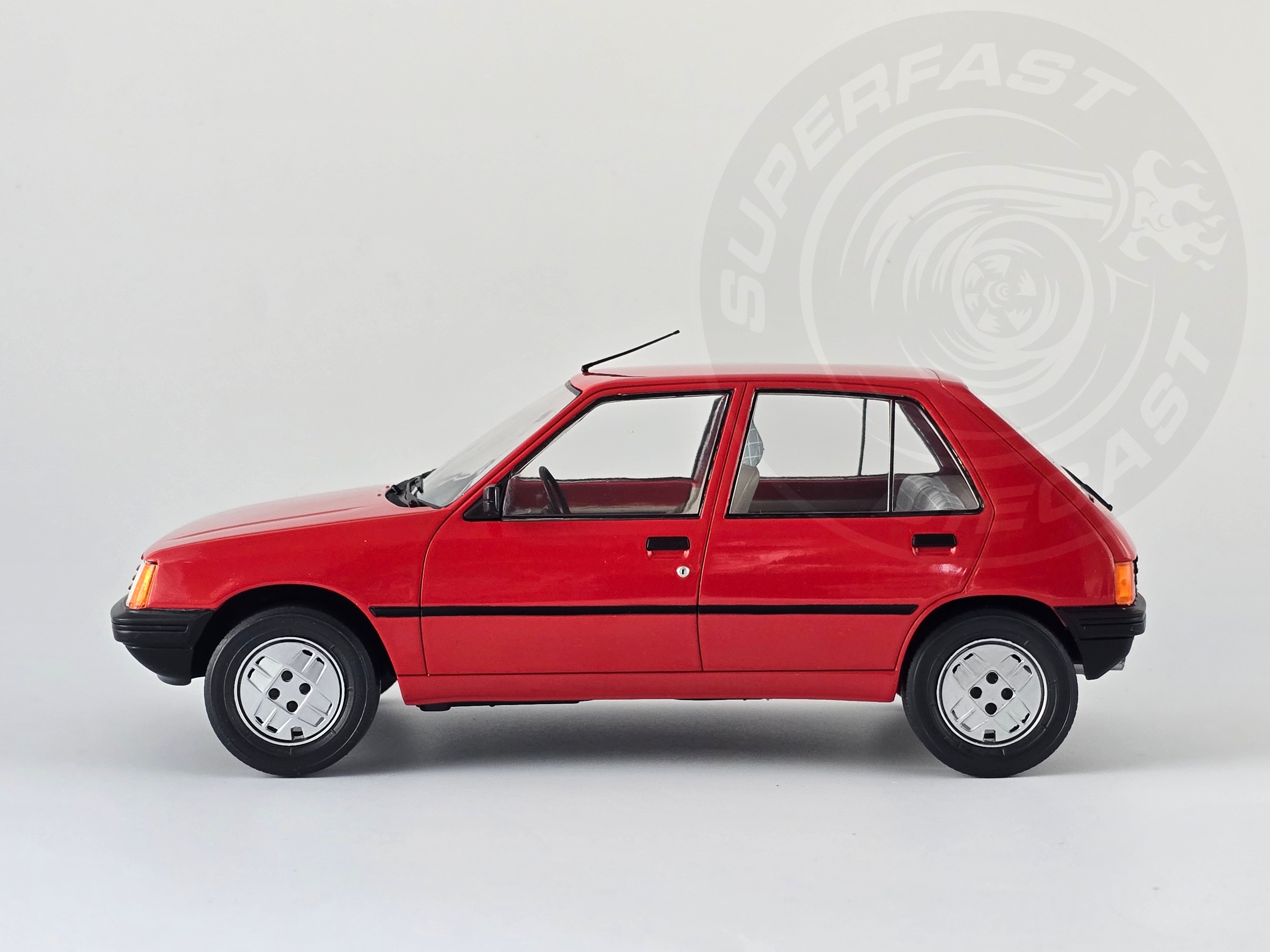 MCG 1:18 Scale - 1984 Peugeot 205, Red - MCG18492