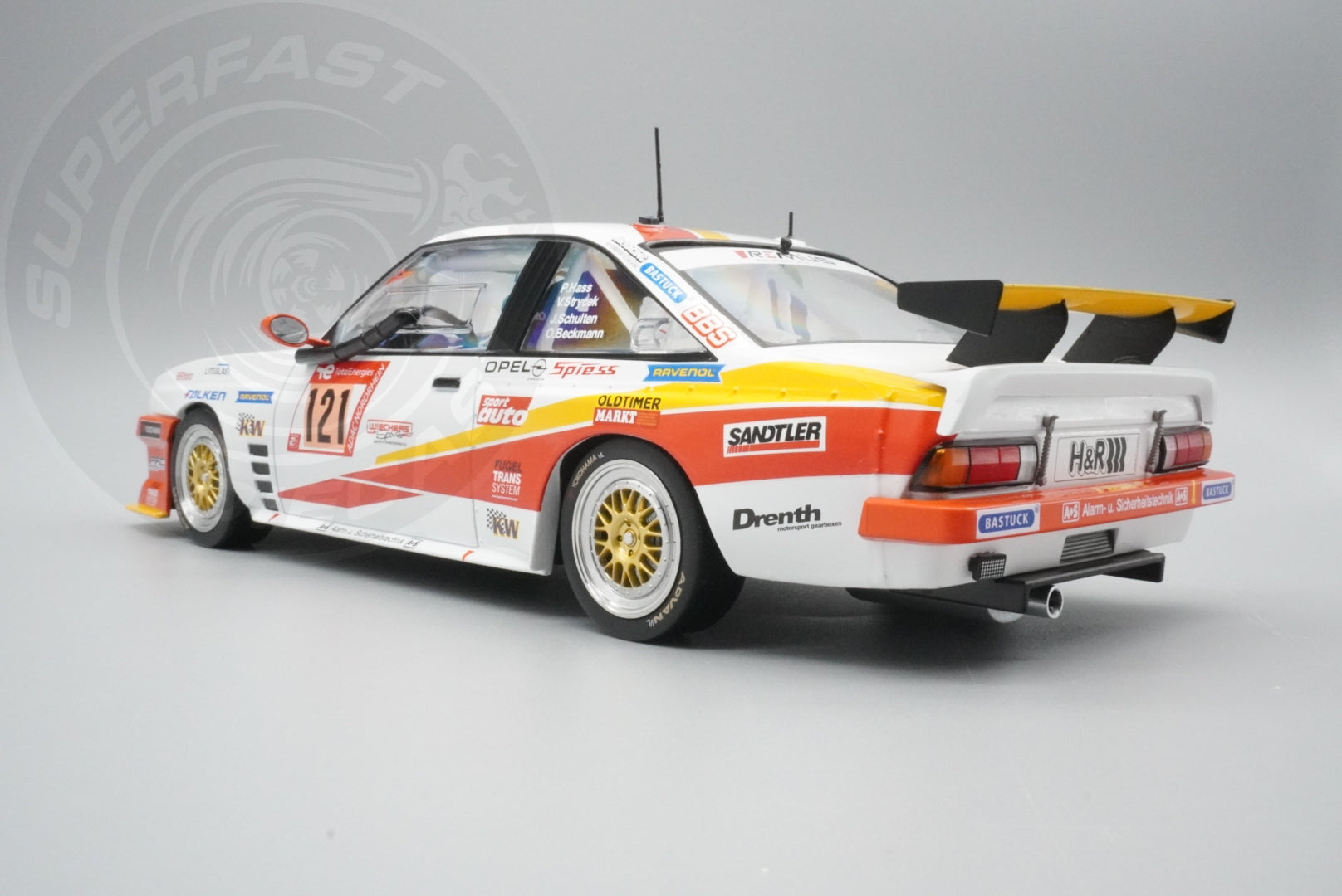WERK 83 1:18 - Opel Manta #121 24h Nurburgring 2023 Beckmann/Hass/Strycek/Schulten - W18035001