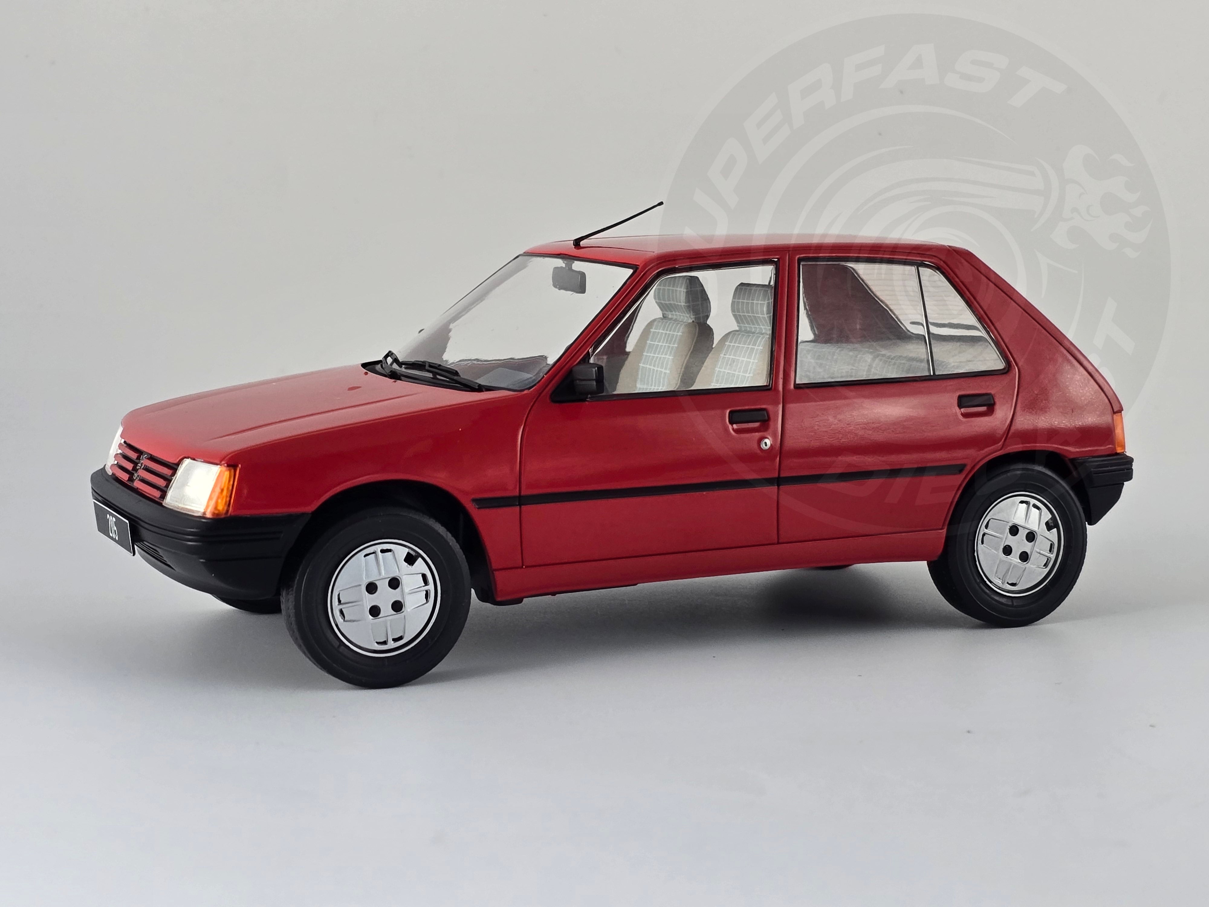 MCG 1:18 Scale - 1984 Peugeot 205, Red - MCG18492