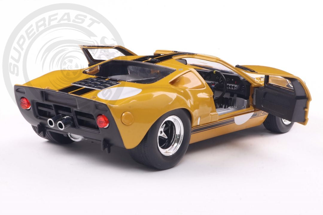 SOLIDO 1:18 Scale - 1968 Ford GT40 Mk1 - Yellow - S1803011