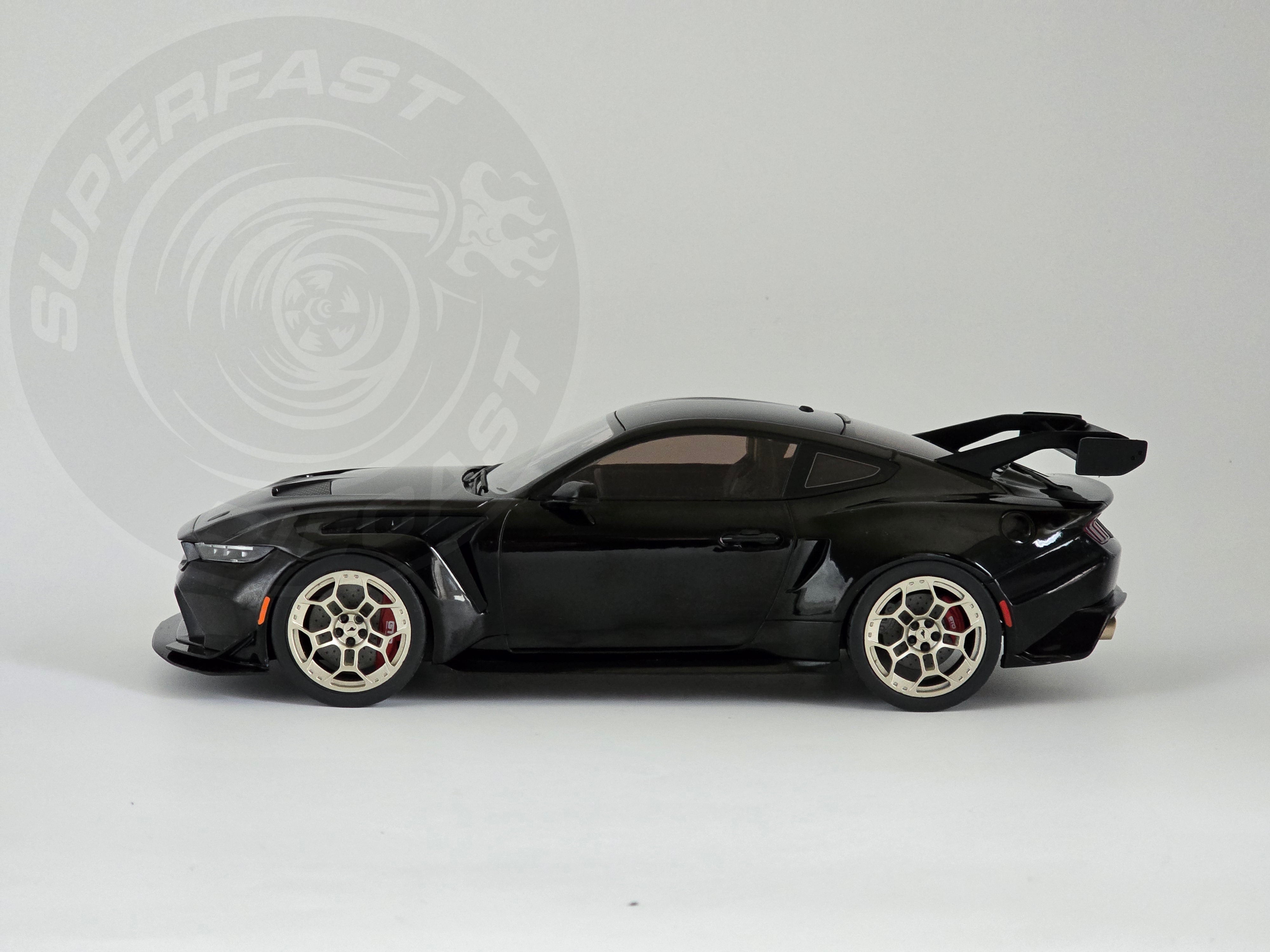 IXO 1:18 Scale - 2025 Ford Mustang GTD, Black - MCG18578