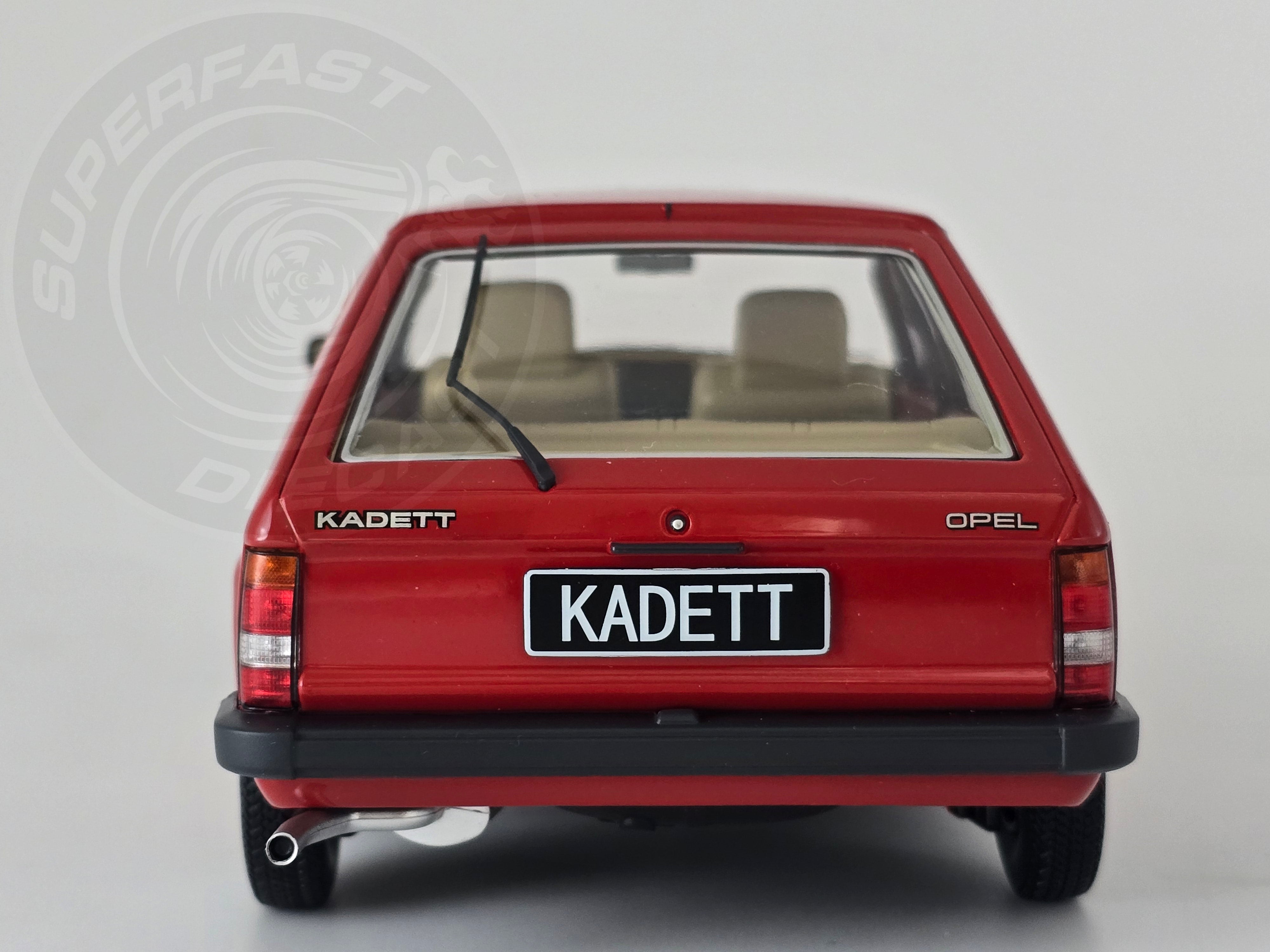 Triple 9 - 1:18 Scale Diecast - 1984 Opel Kadett D 5 Door, Red - T9-1800421