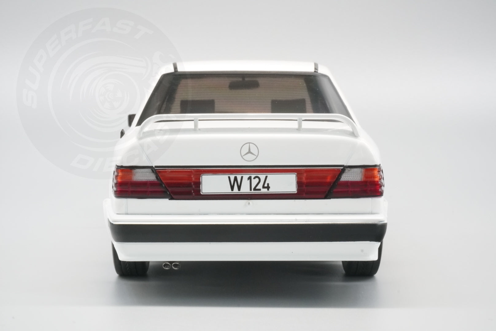MCG 1:18 Diecast - 1986 Mercedes W124 Tuning, White - MCG18343