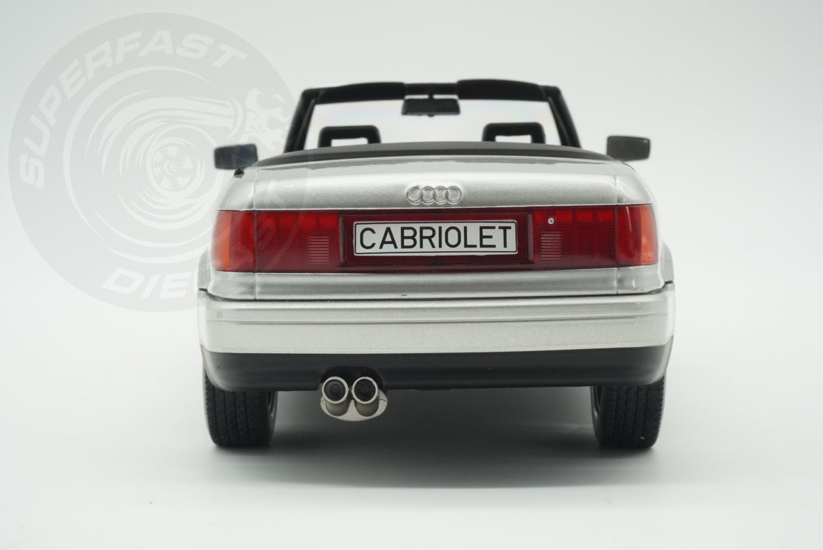 MCG 1:18 Scale Diecast - 1991 Audi 80 Cabriolet, Silver - MCG181225