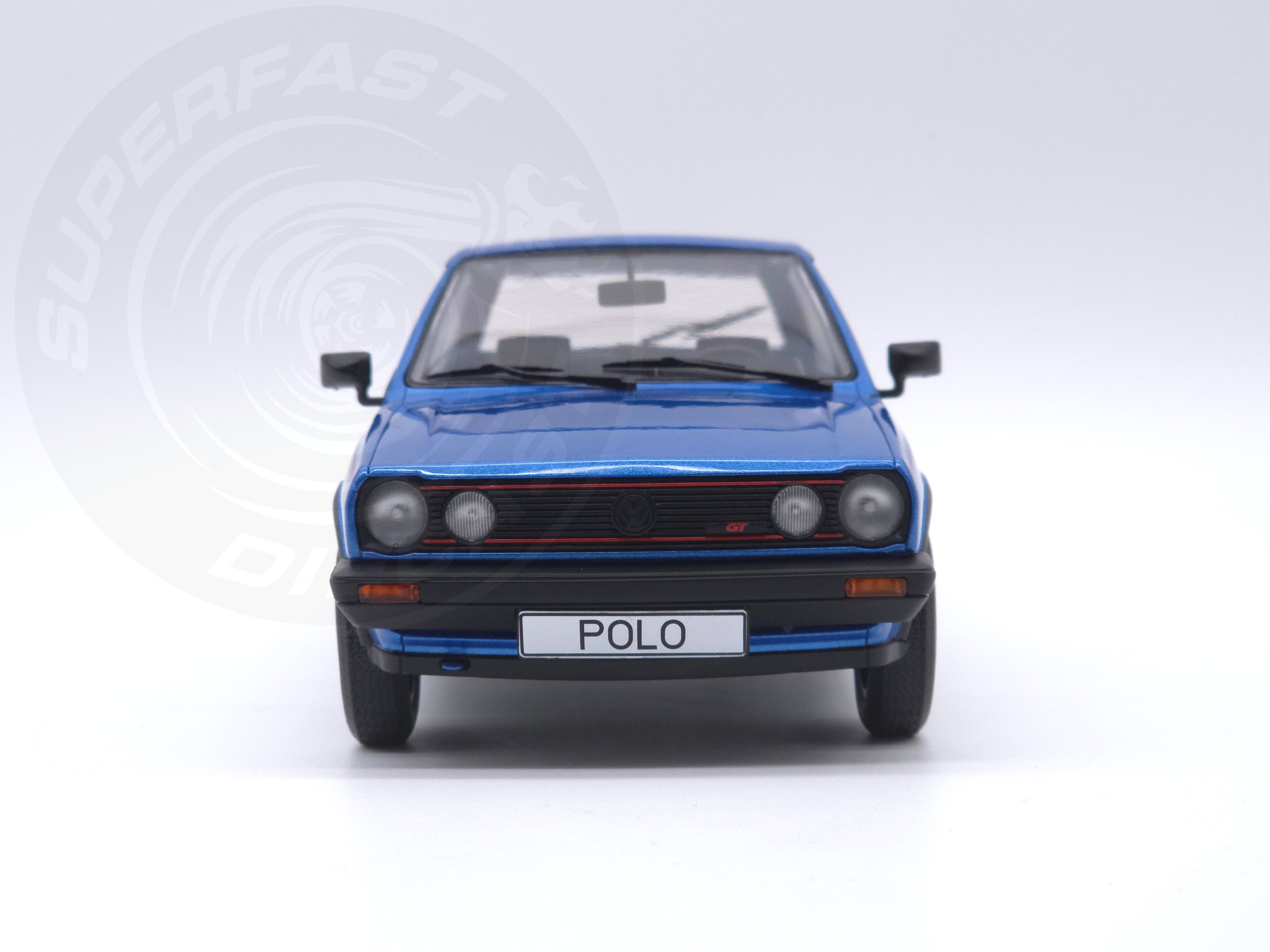 MCG 1:18 Scale Diecast Model Car - 1985 VW Polo II Coupe GT, Blue - MCG18522