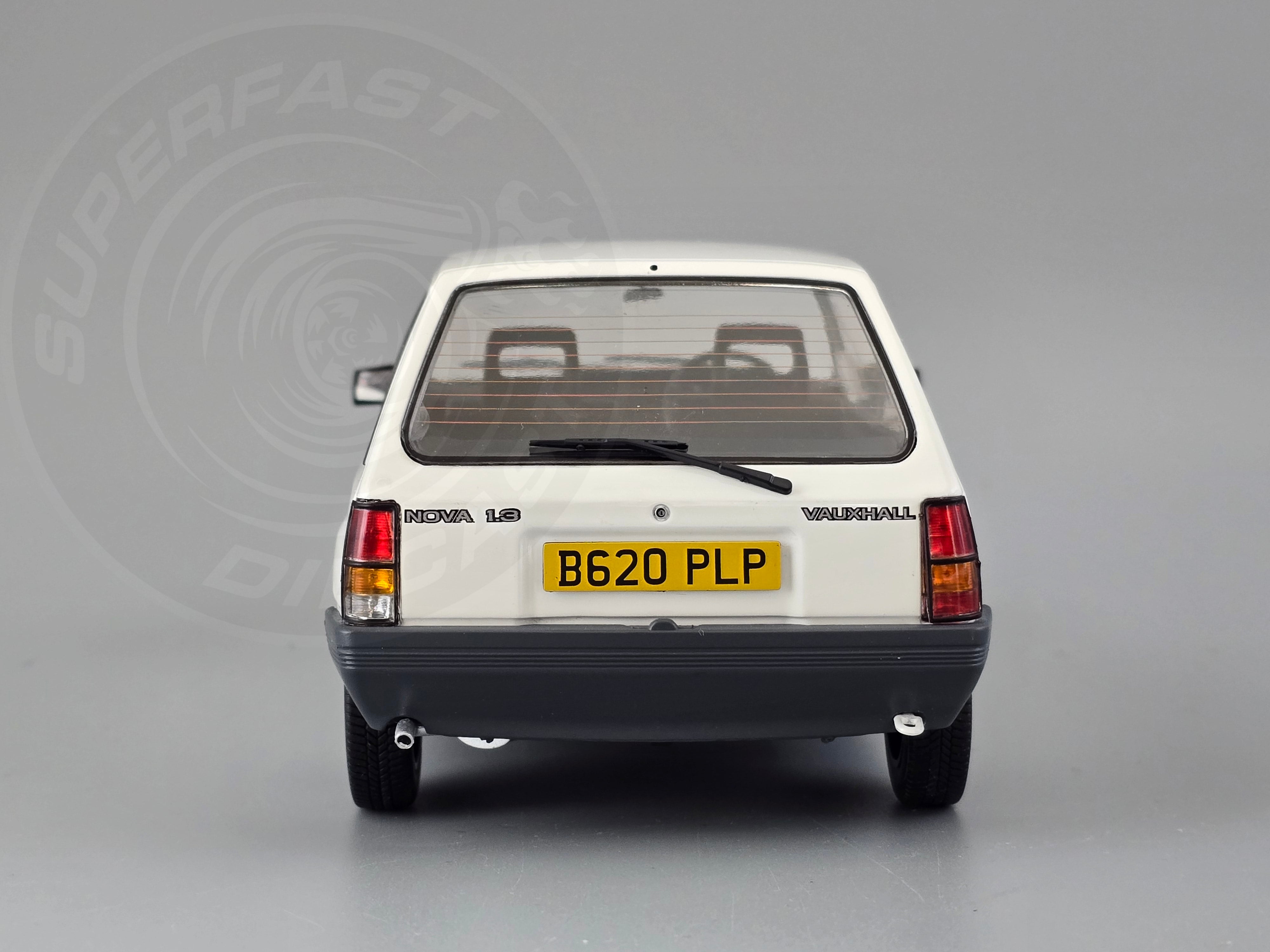 MCG 1:18 Scale Diecast - 1983 Vauxhall Nova (UK Exclusive RHD), White - MCG18904