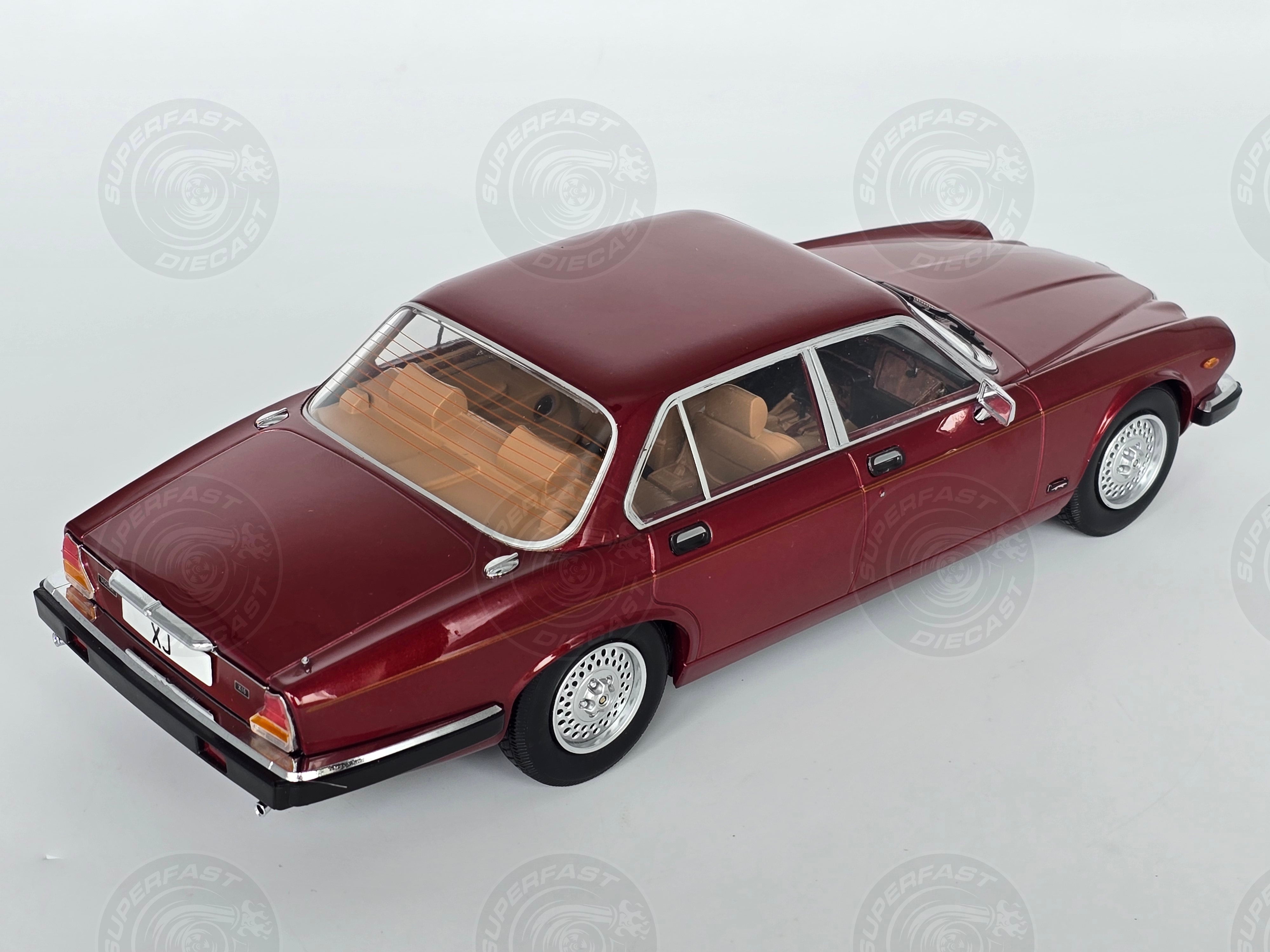 MCG 1:18 Scale Diecast - 1979 Jaguar XJ Series III, Dark Red - MCG18176