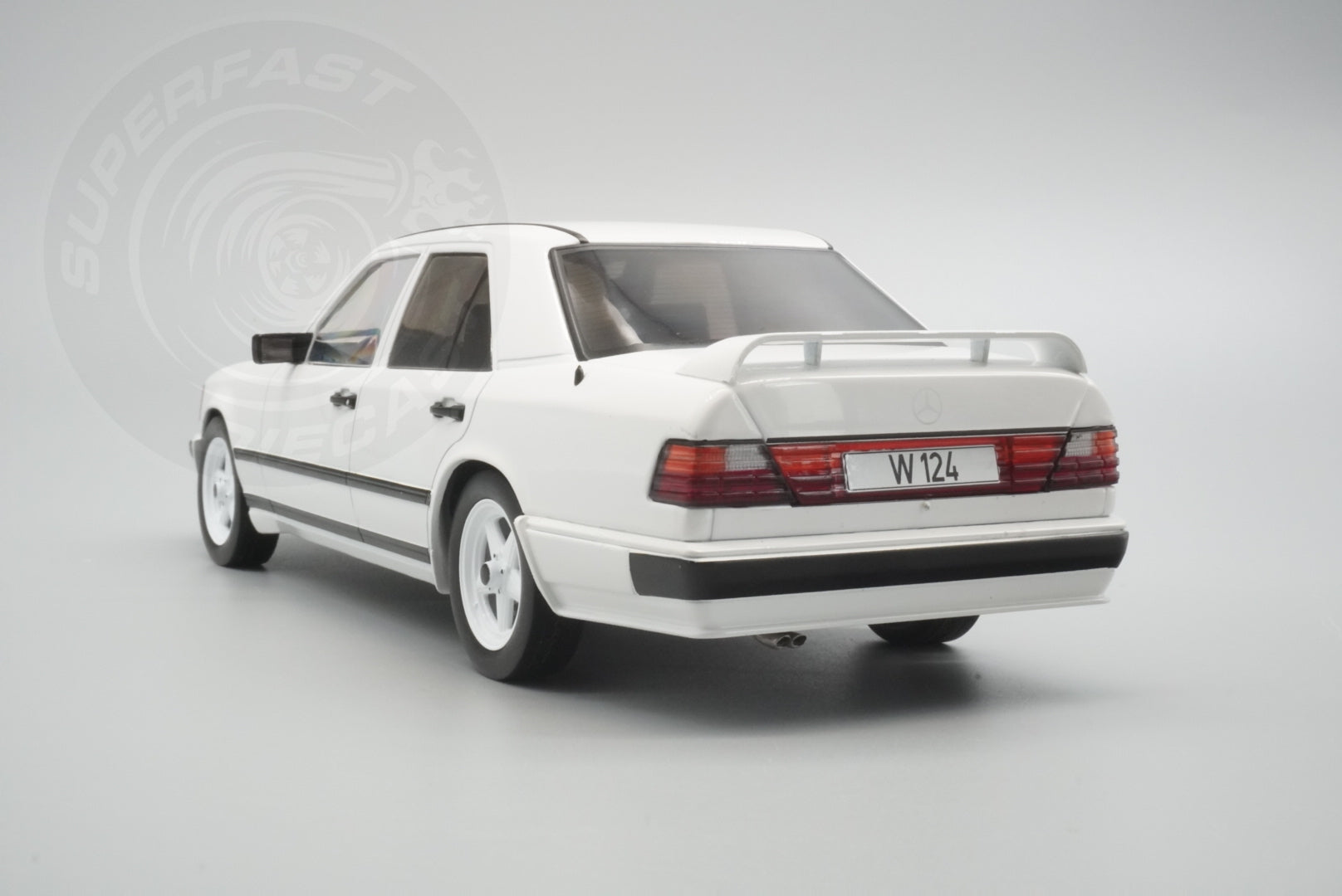 MCG 1:18 Diecast - 1986 Mercedes W124 Tuning, White - MCG18343