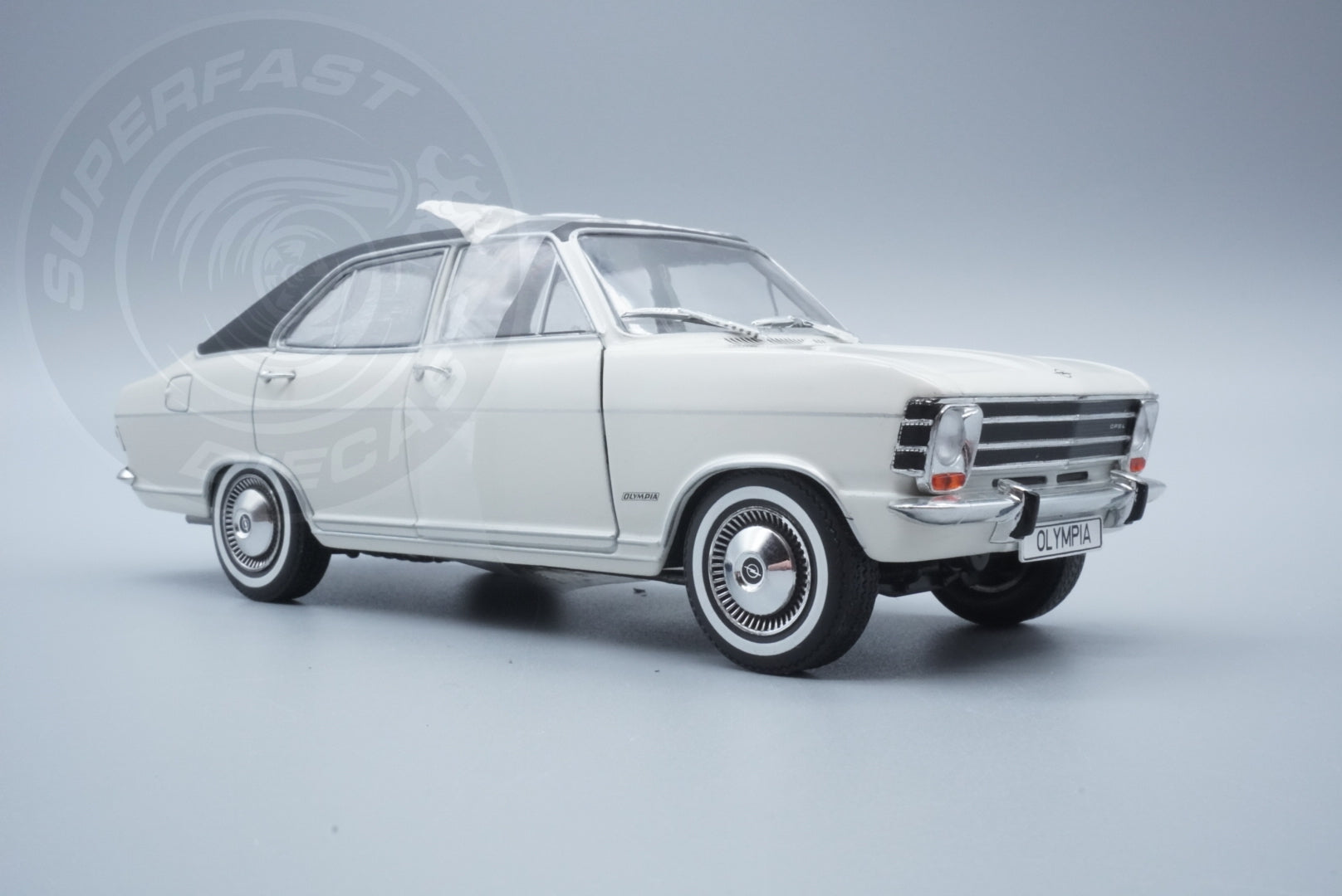 Whitebox 1:24 Scale Diecast Model Car - Opel Olympia A, White